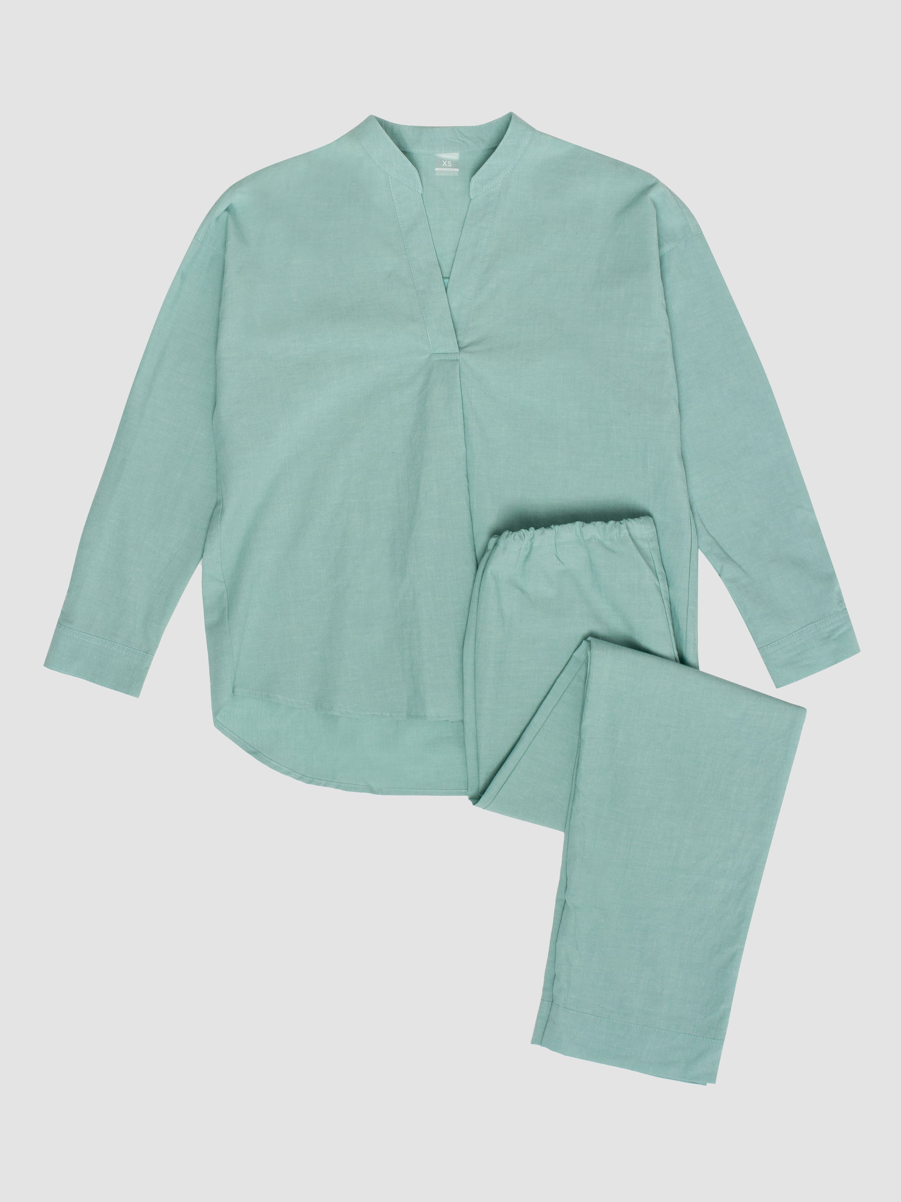 Pijama femenina de algodón cocido Ocean