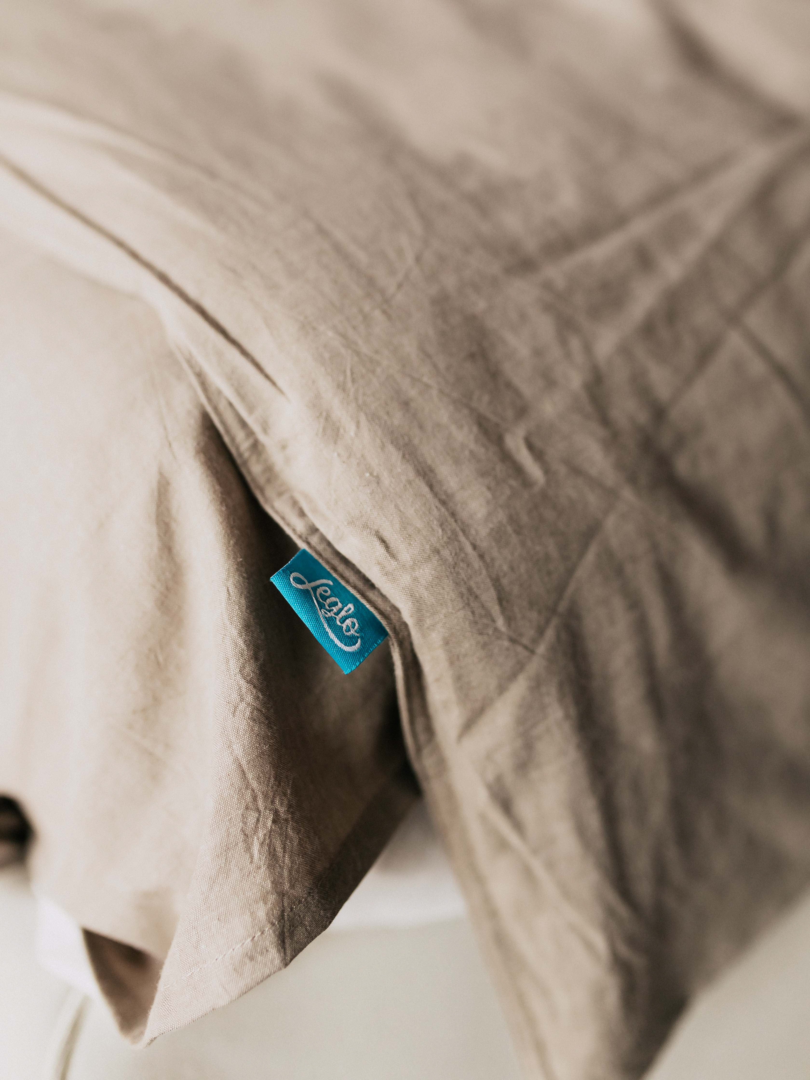 Bed sheet made of boiled cotton Leglo Almond