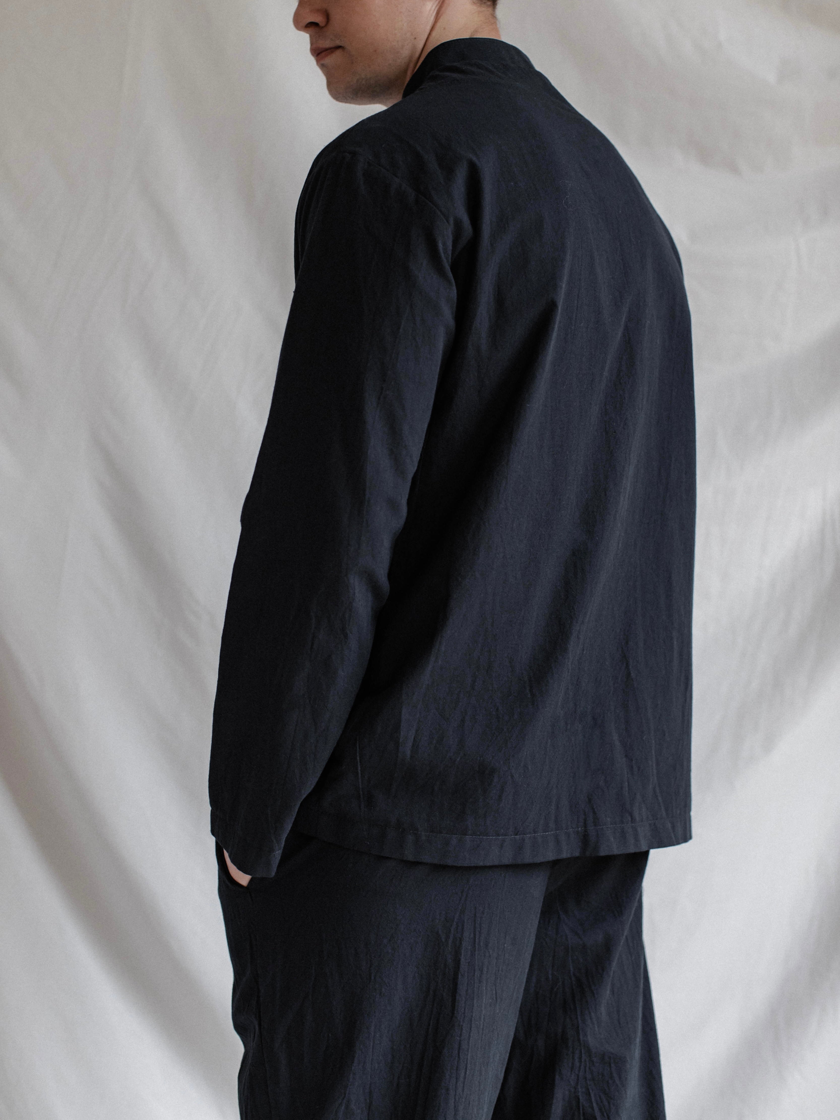 Men's shirt made of boiled cotton Leglo Black