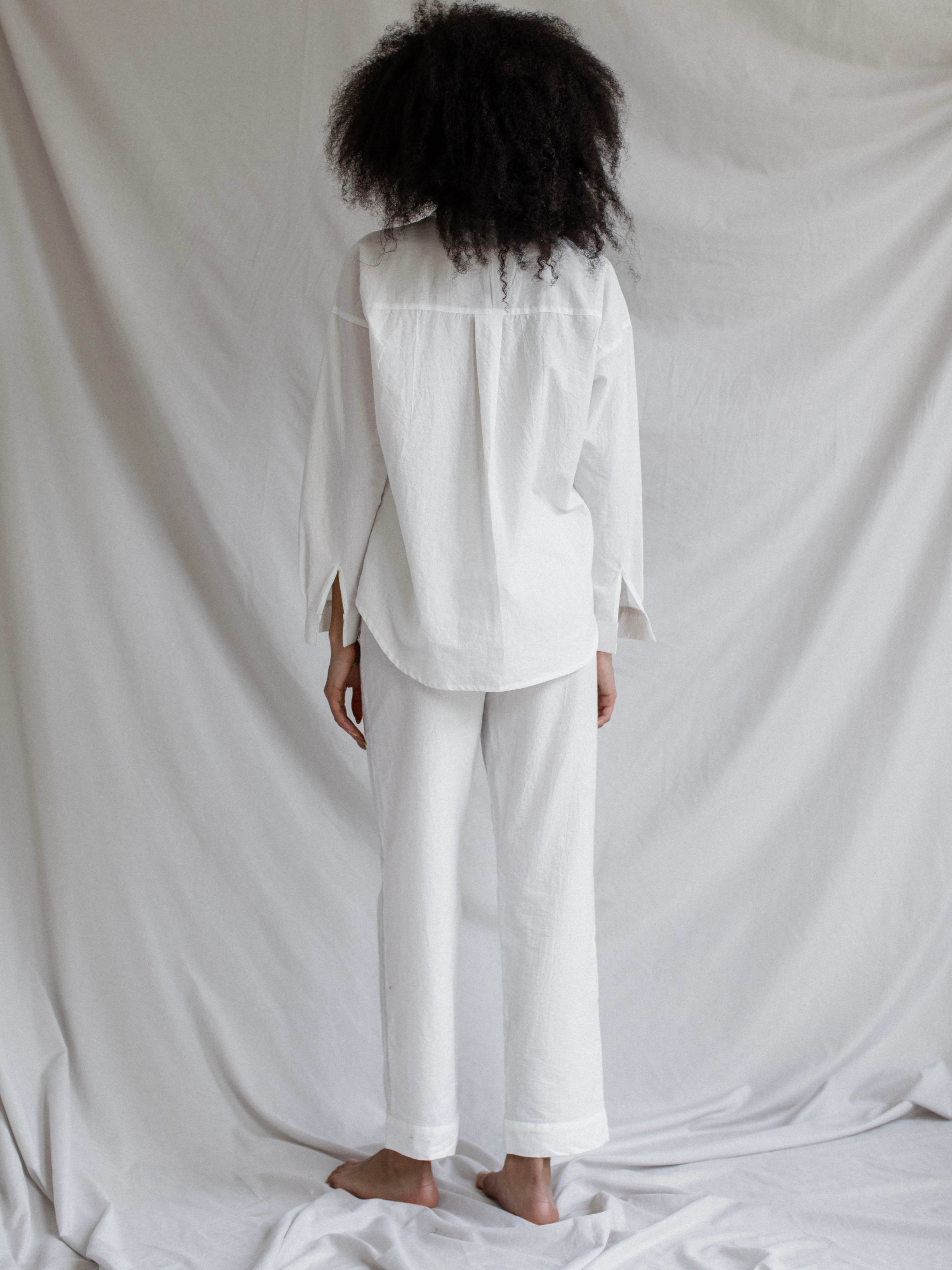 Штани жіночі з вареної бавовни Leglo Creme