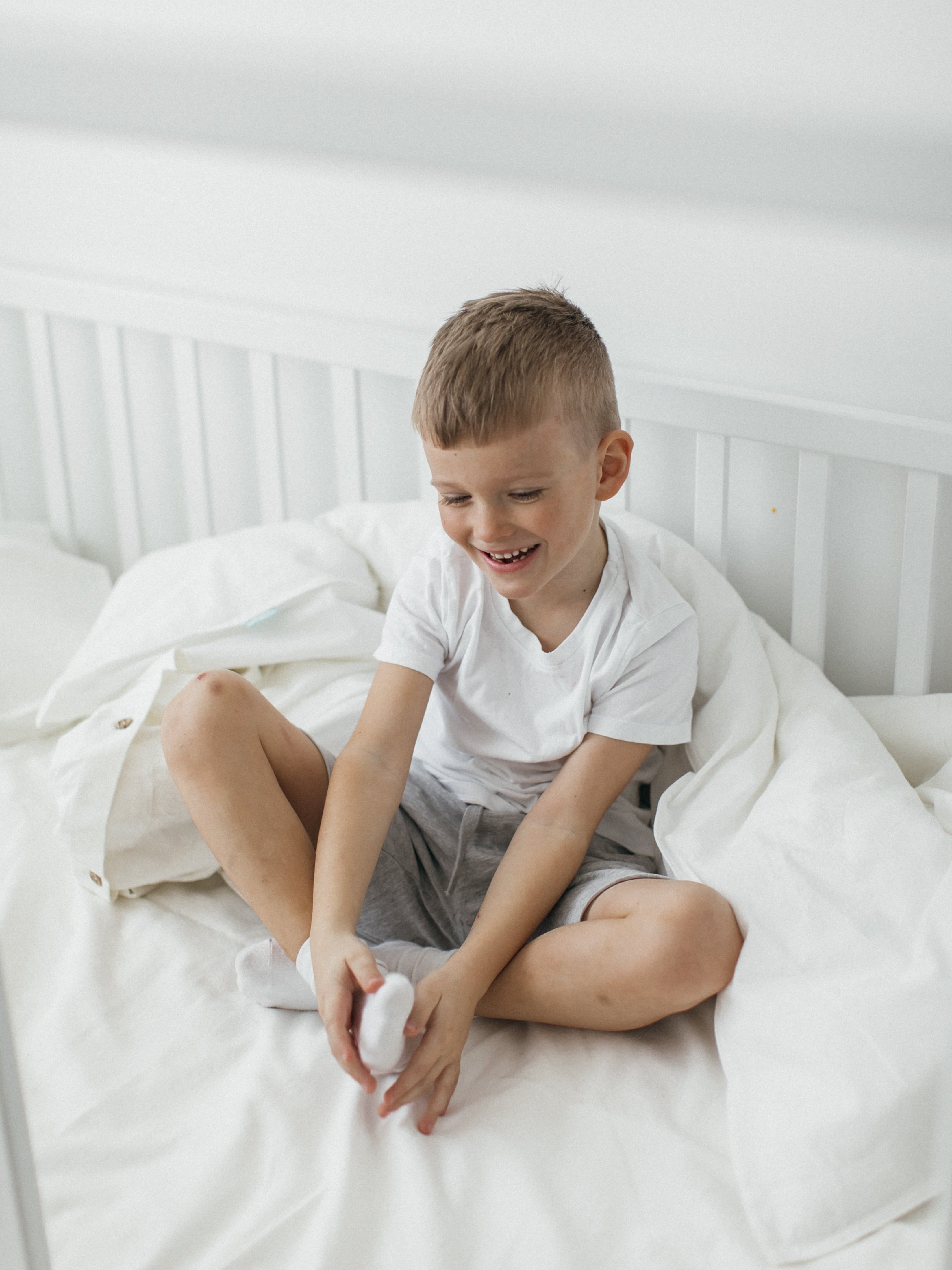 Дитячий комплект постільної білизни Leglo Creme