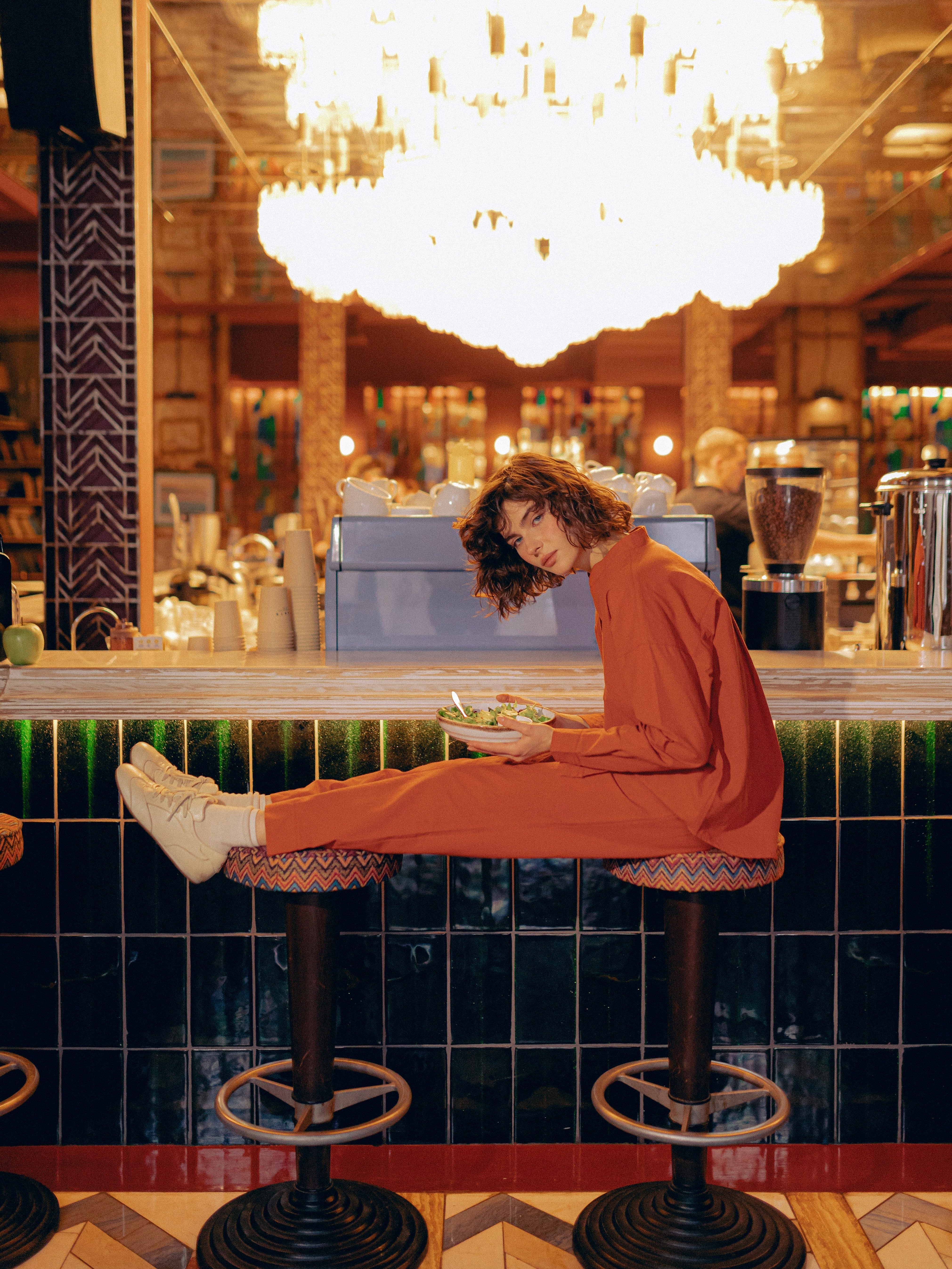 Pijama femenina de algodón hervido Terra