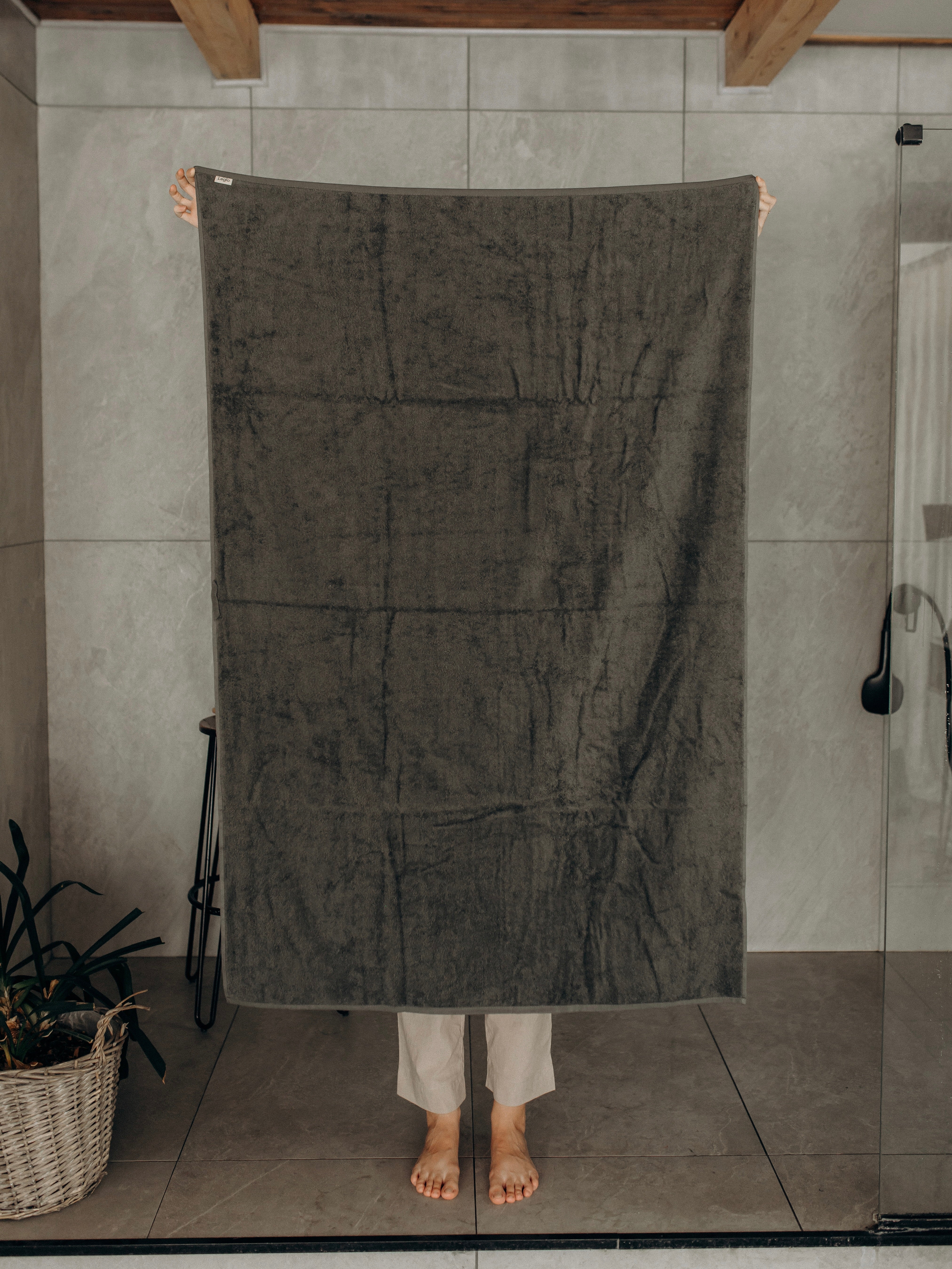 Bath towel Leglo Slate