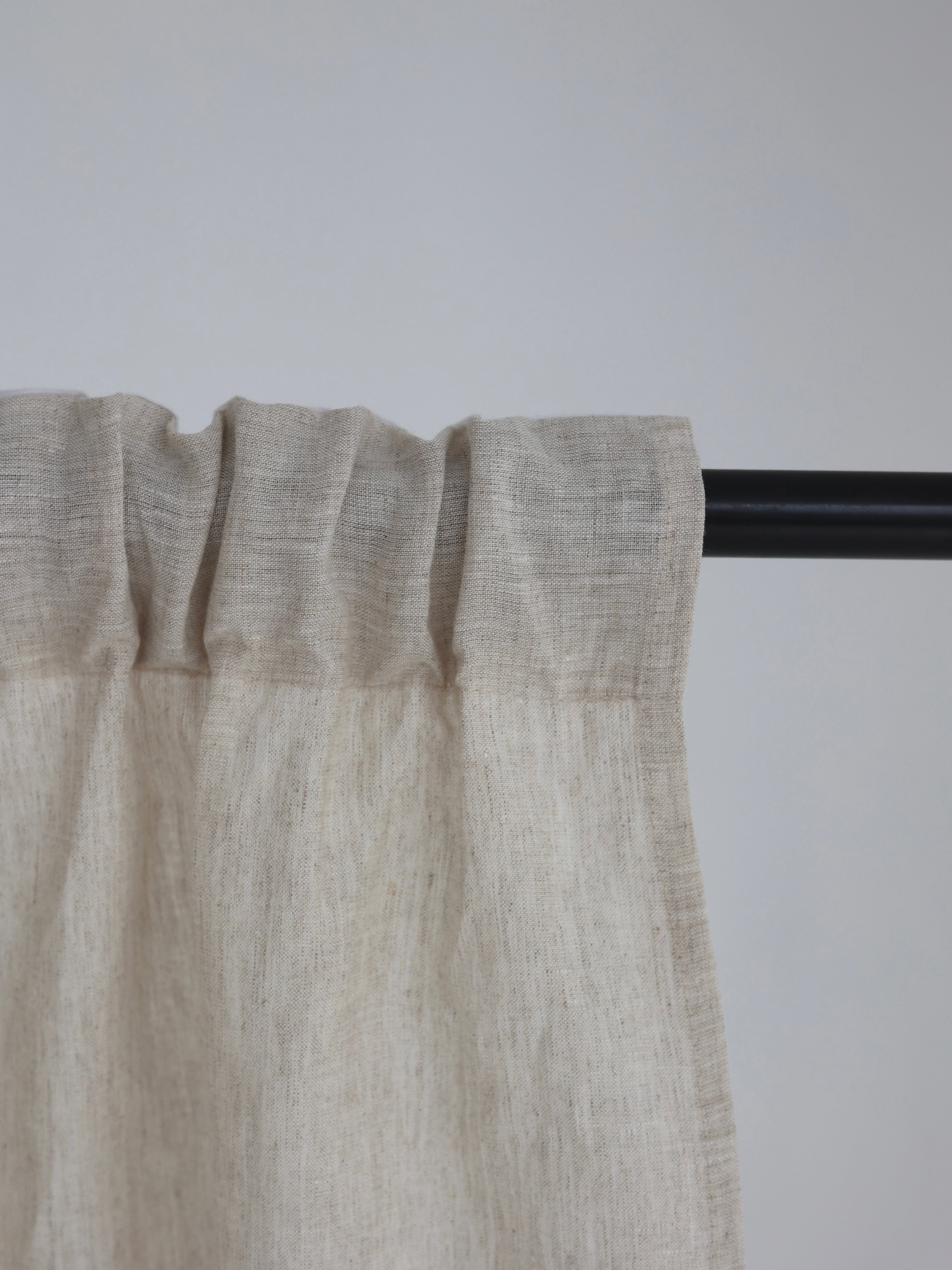 Cortina de lino lavado Leglo Ivory