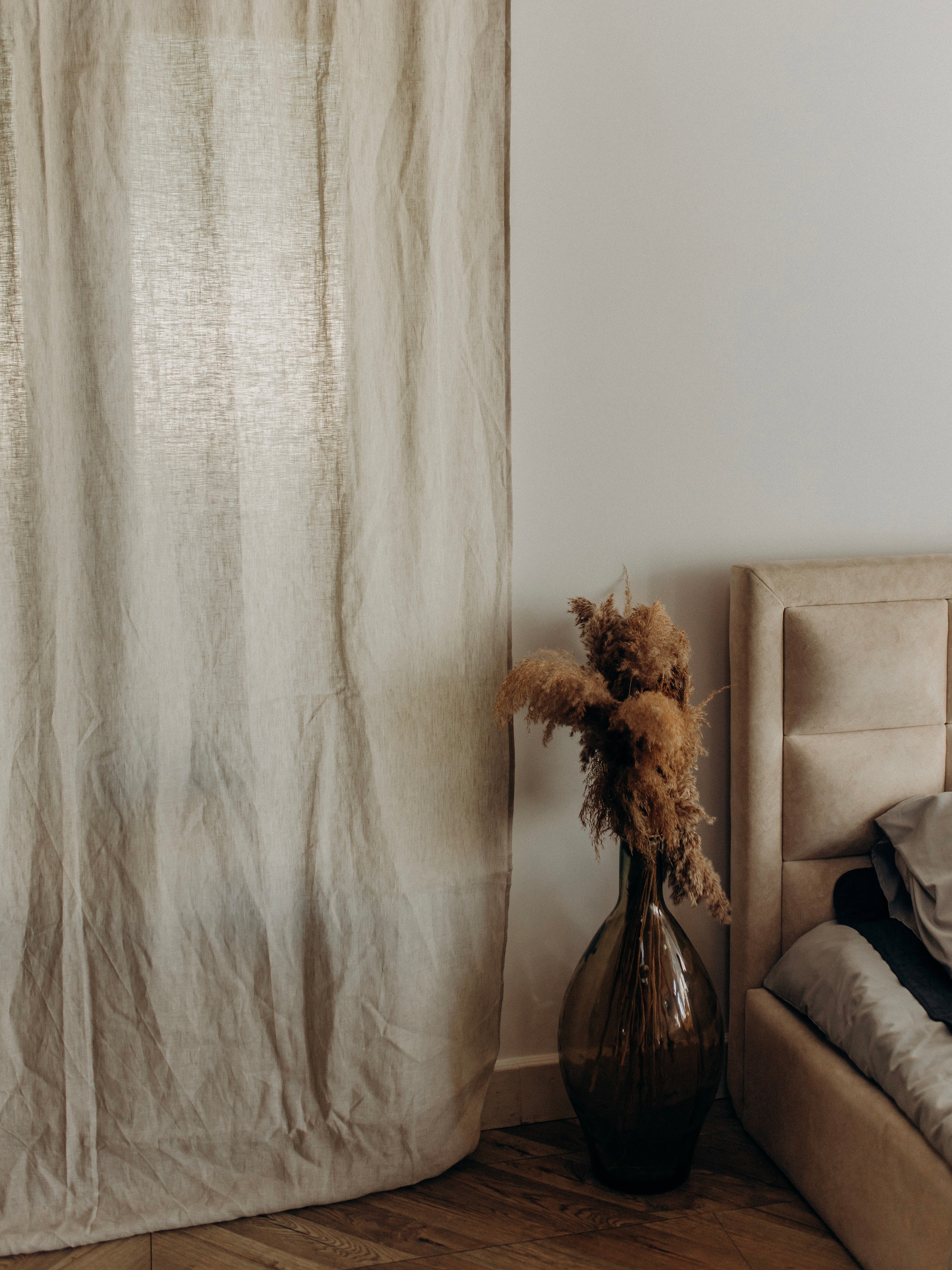 Cortina de lino lavado Leglo Ivory