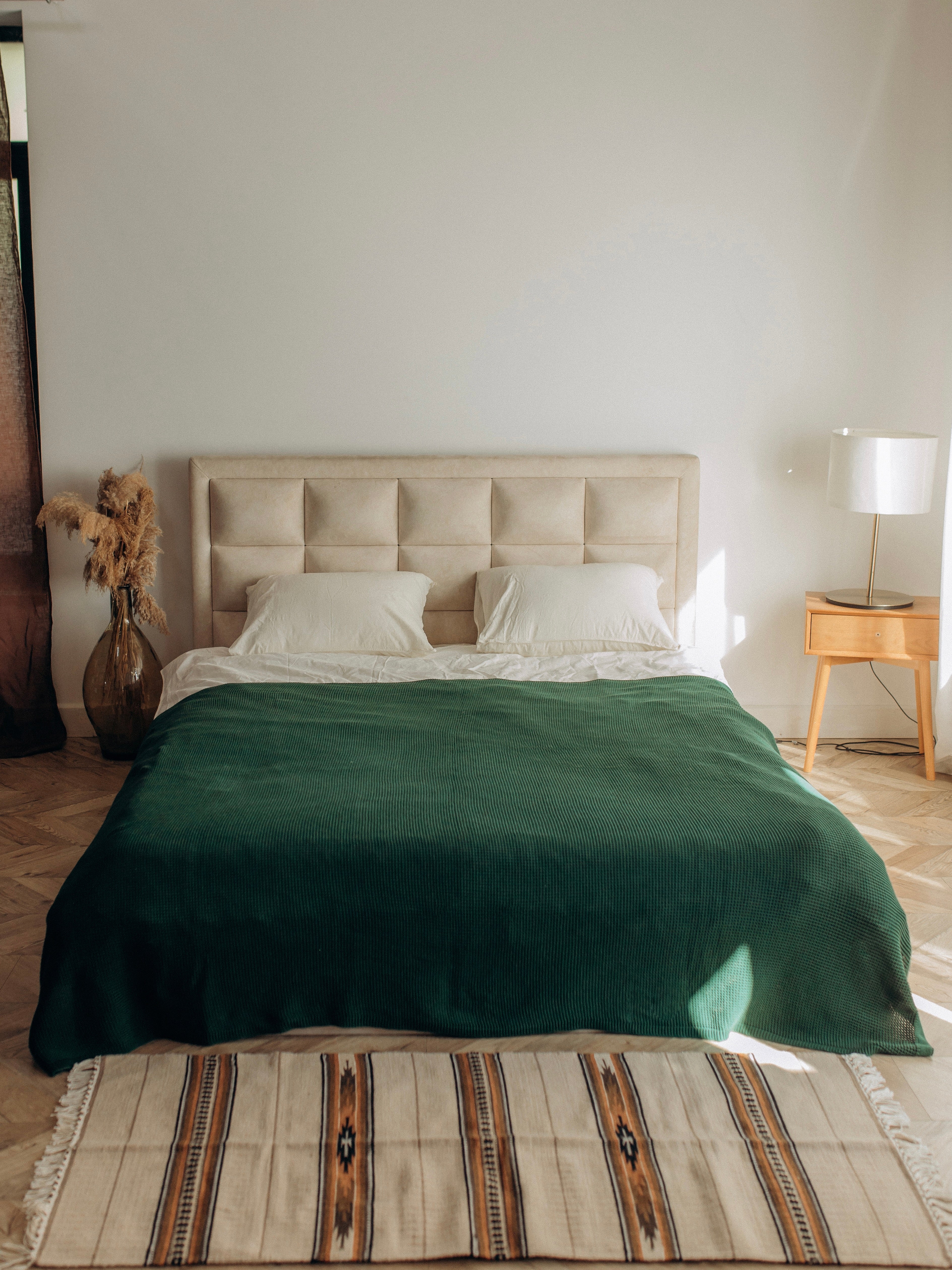 Cotton blanket Leglo Smaragd