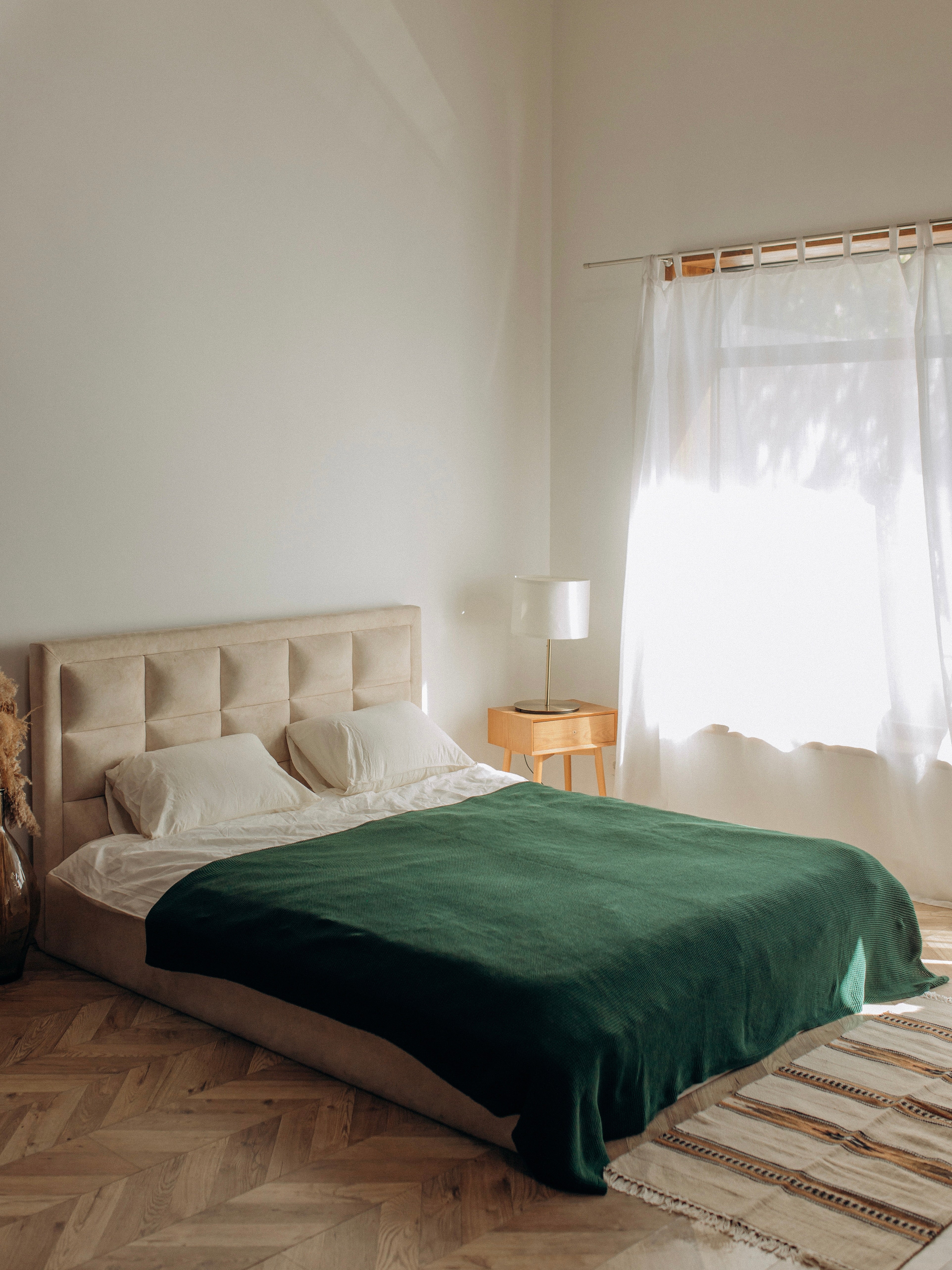 Cotton blanket Leglo Smaragd