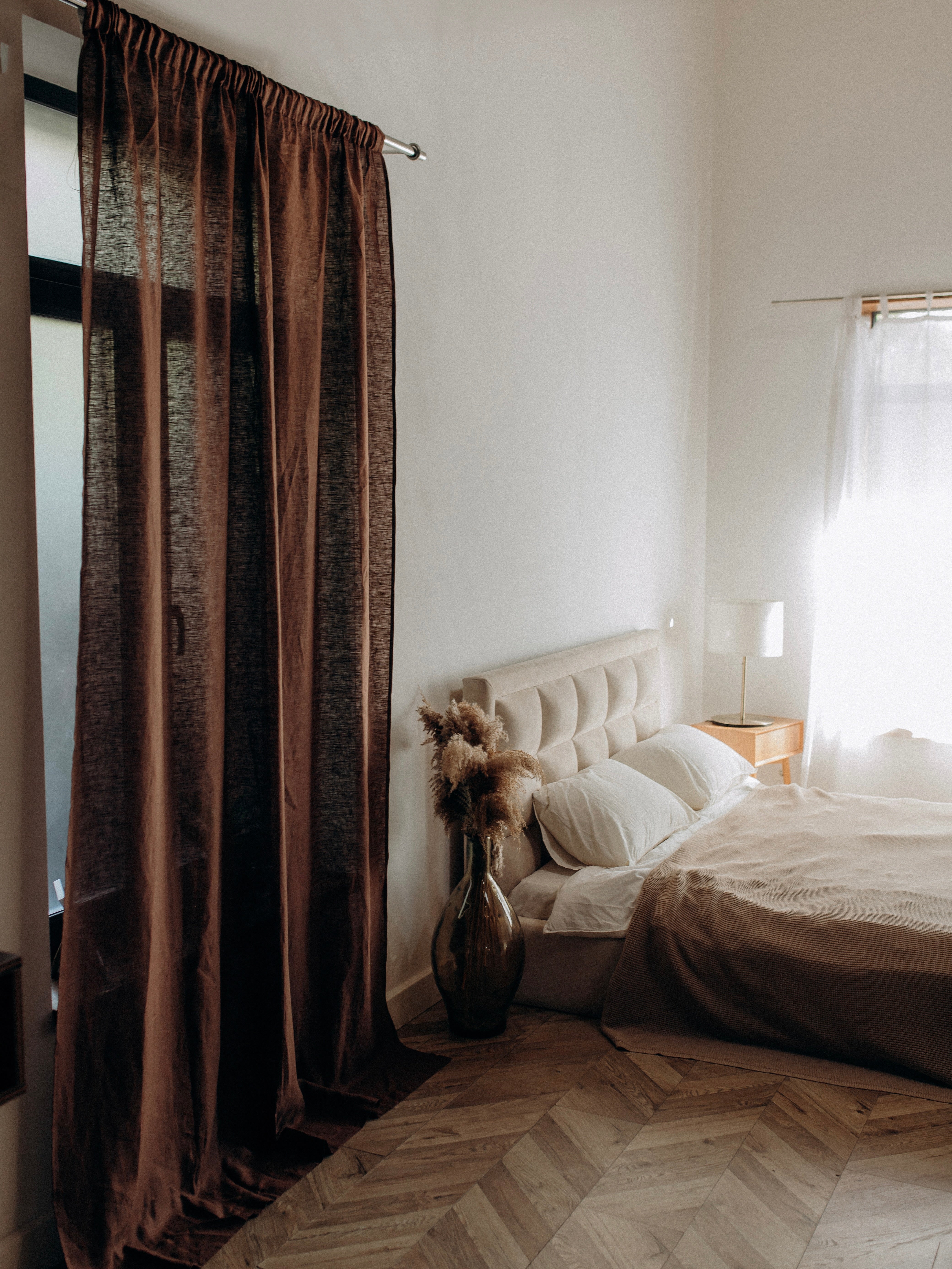 Cortina de lino lavado Leglo Wine