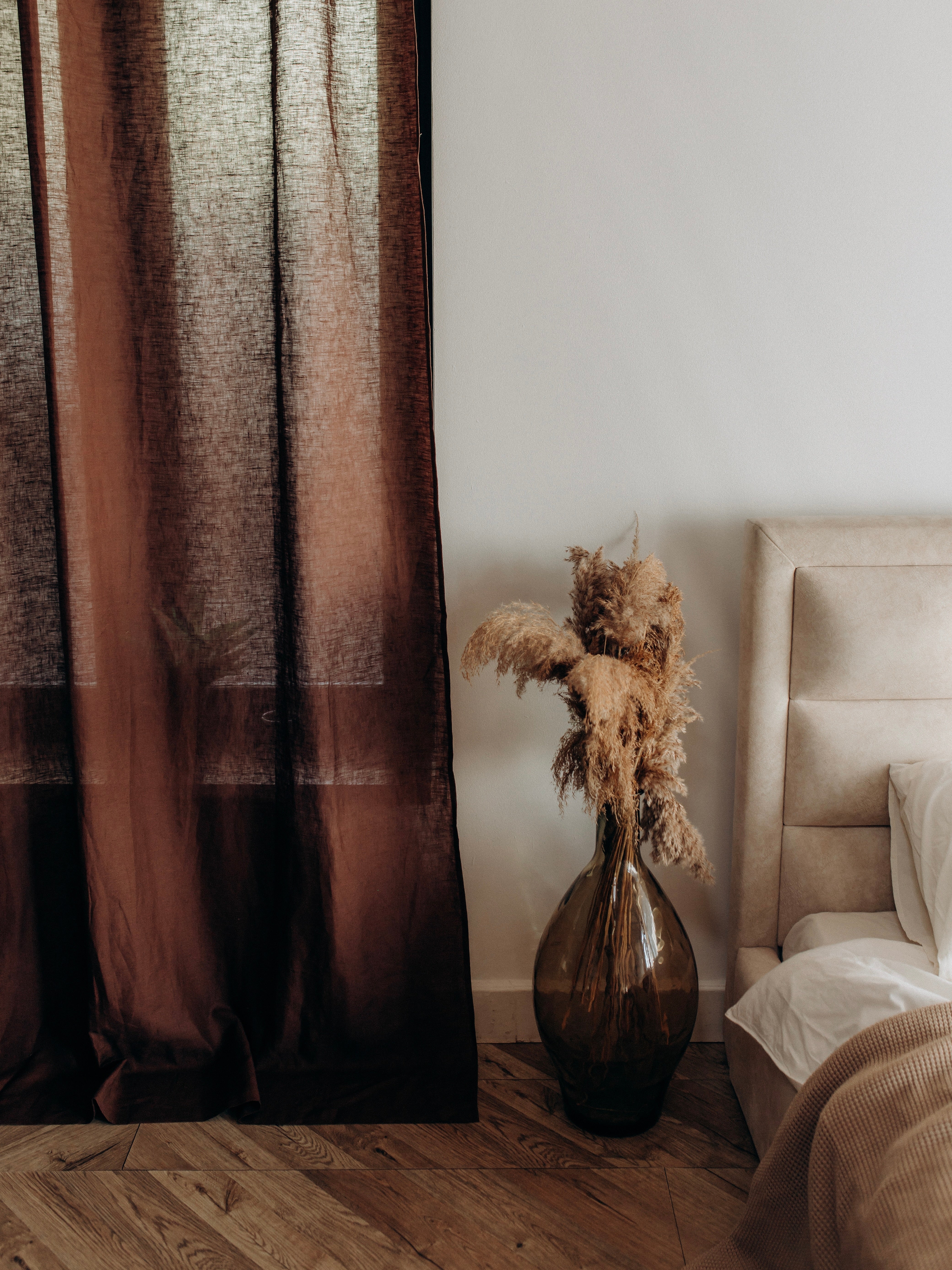 Cortina de lino lavado Leglo Wine