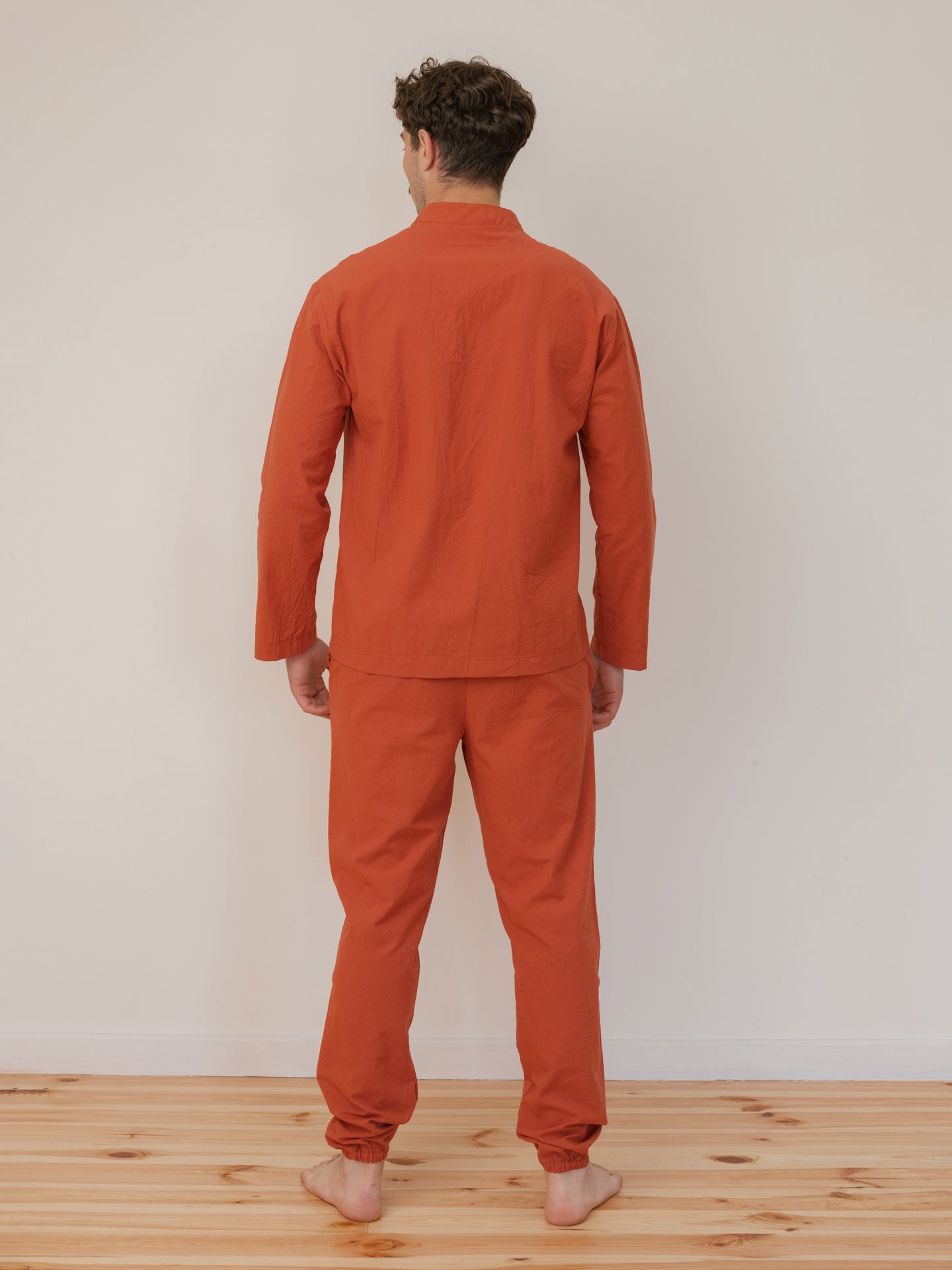 Pijama masculino de algodón peinado Terra