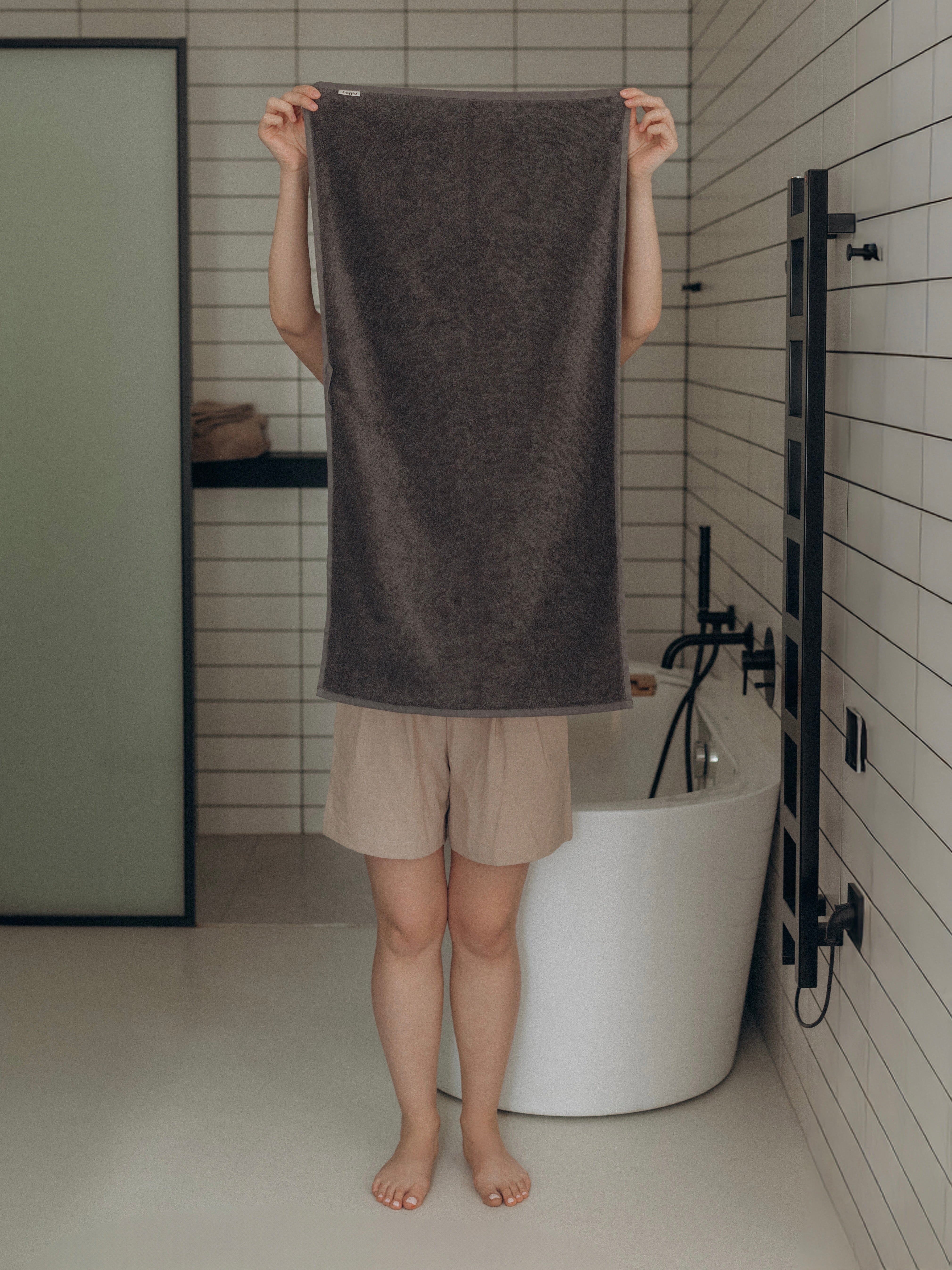 Bath towel Leglo Slate