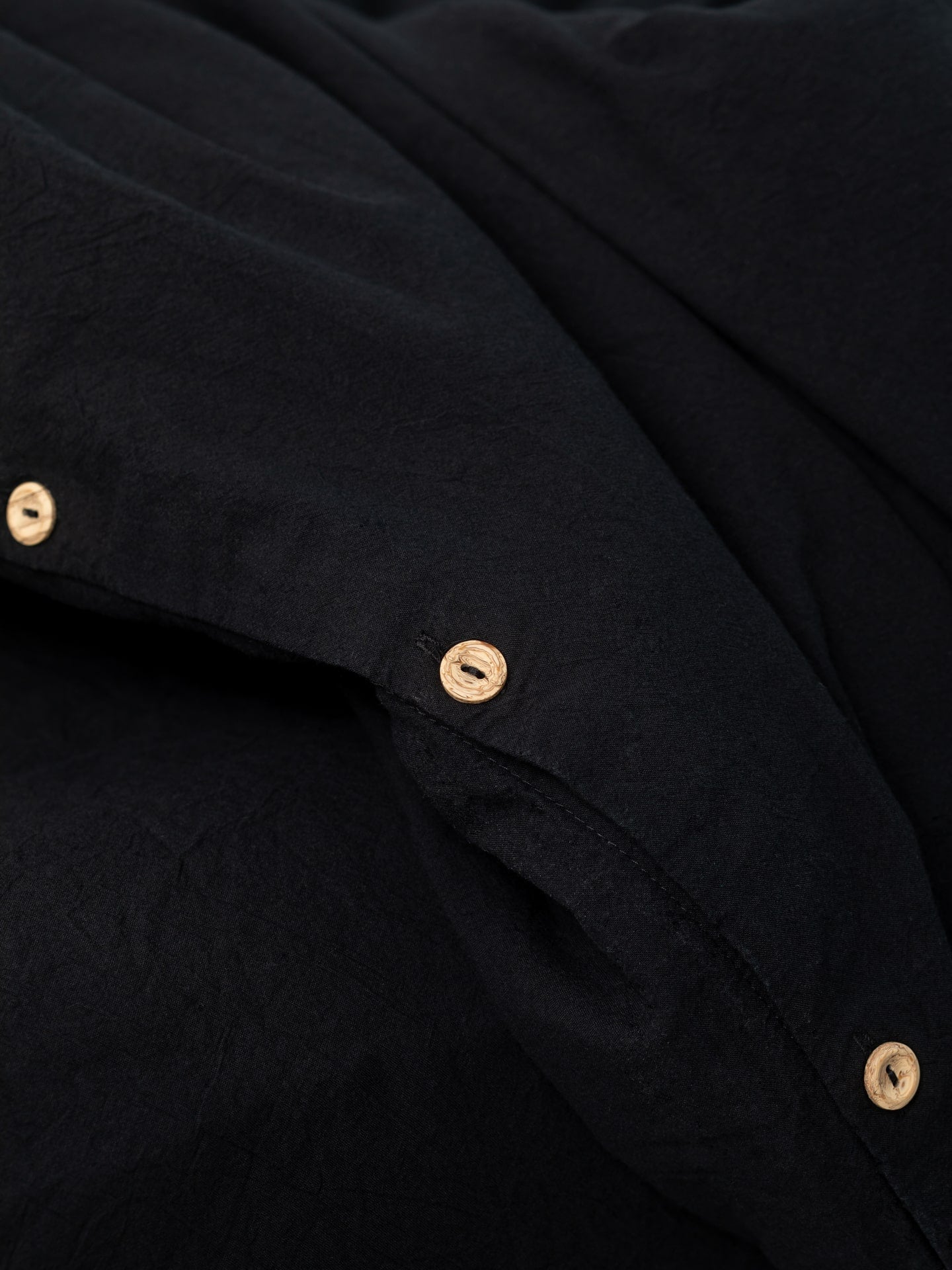 Juego de ropa de cama de algodón peinado Leglo Black