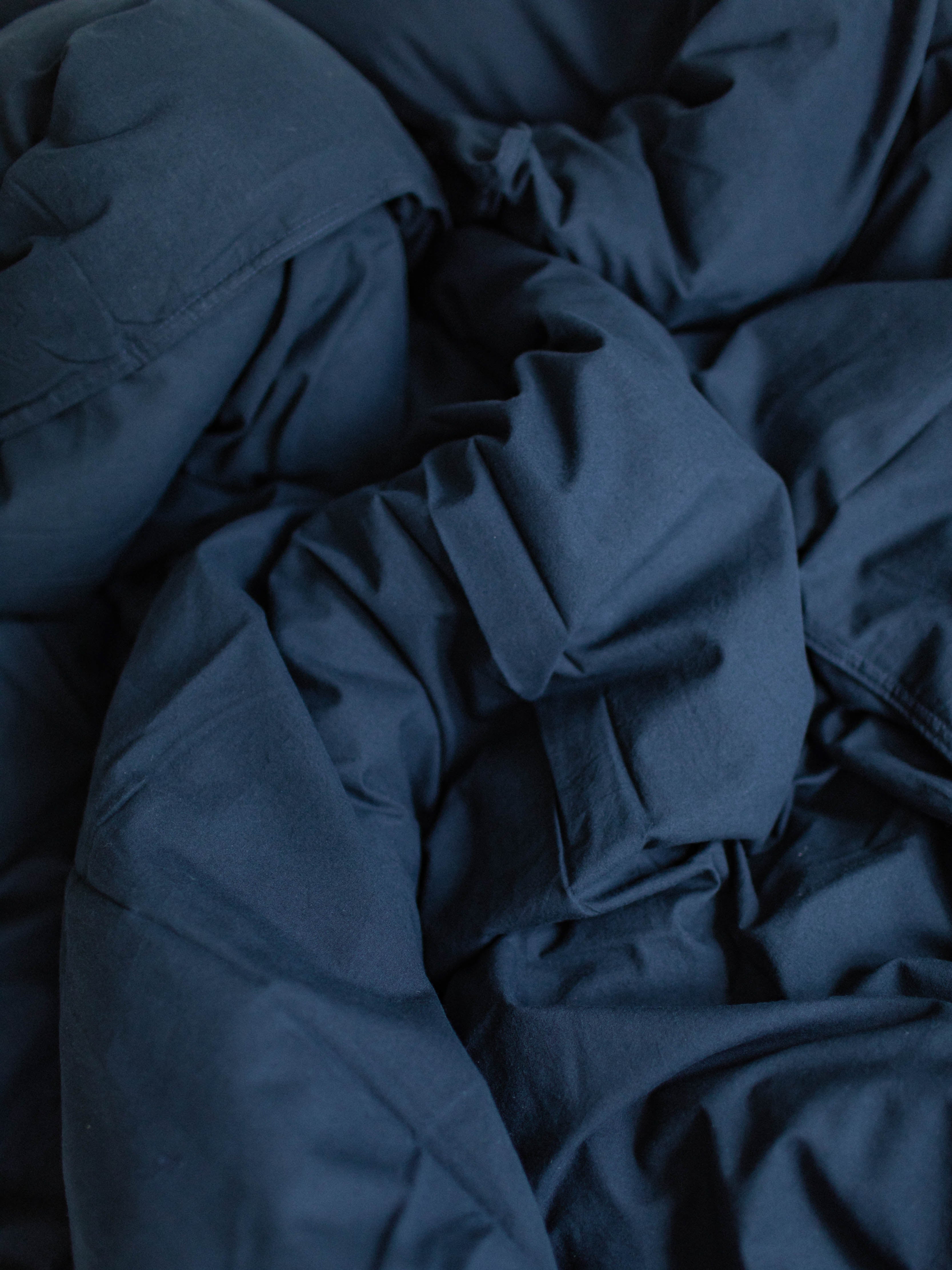 Bed sheet made of boiled cotton Leglo Navy