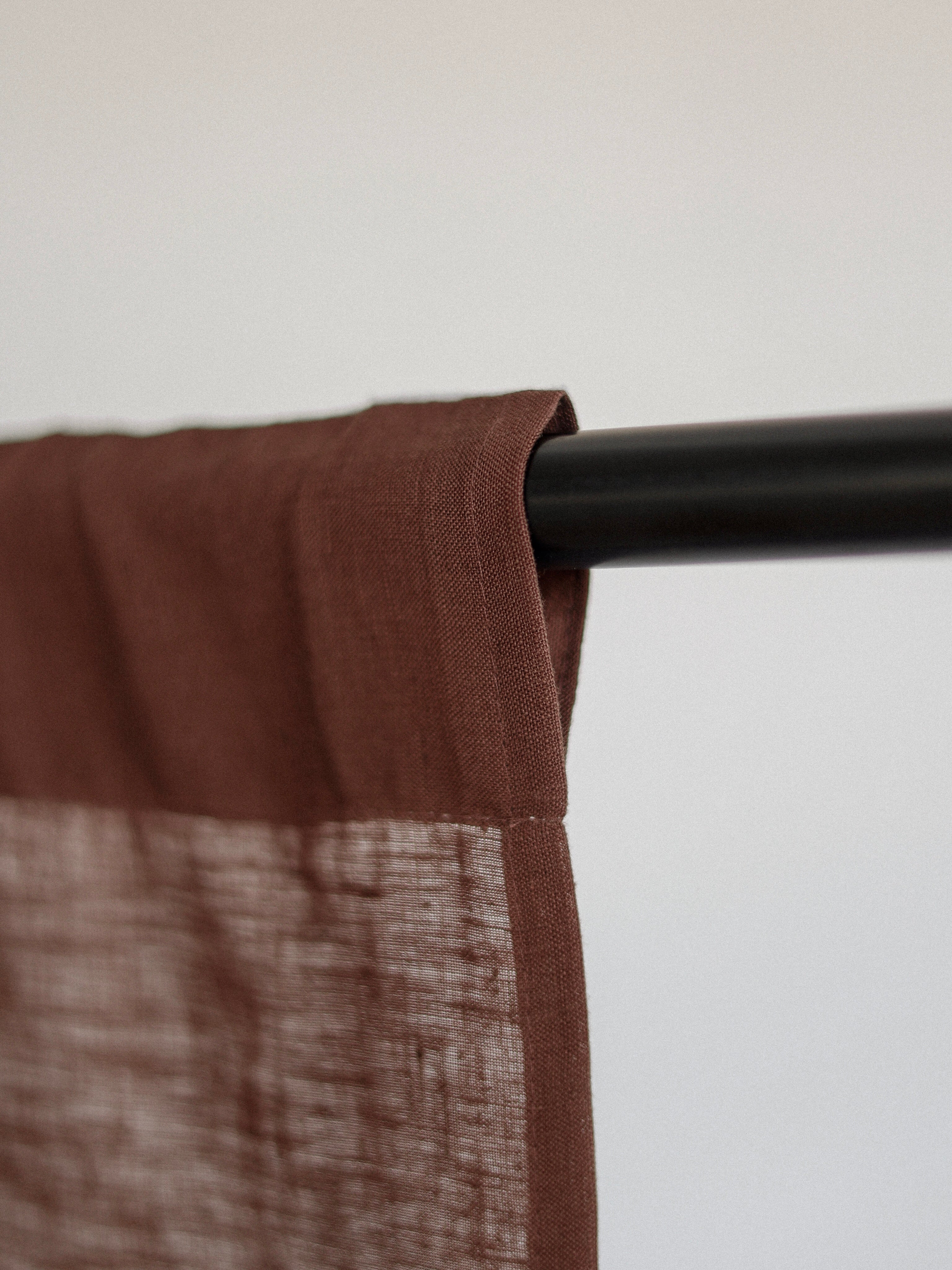 Cortina de lino lavado Leglo Wine