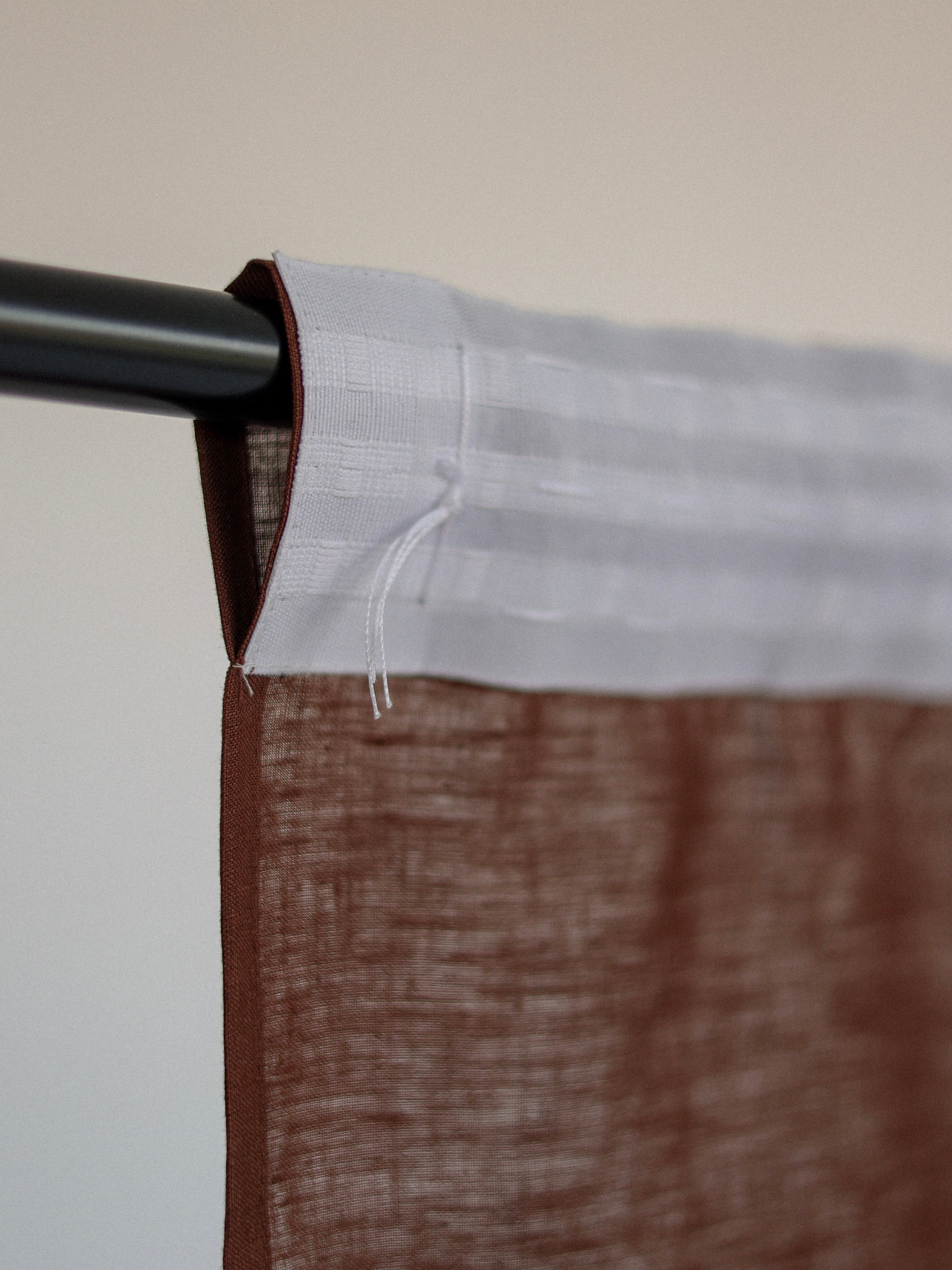 Cortina de lino lavado Leglo Wine