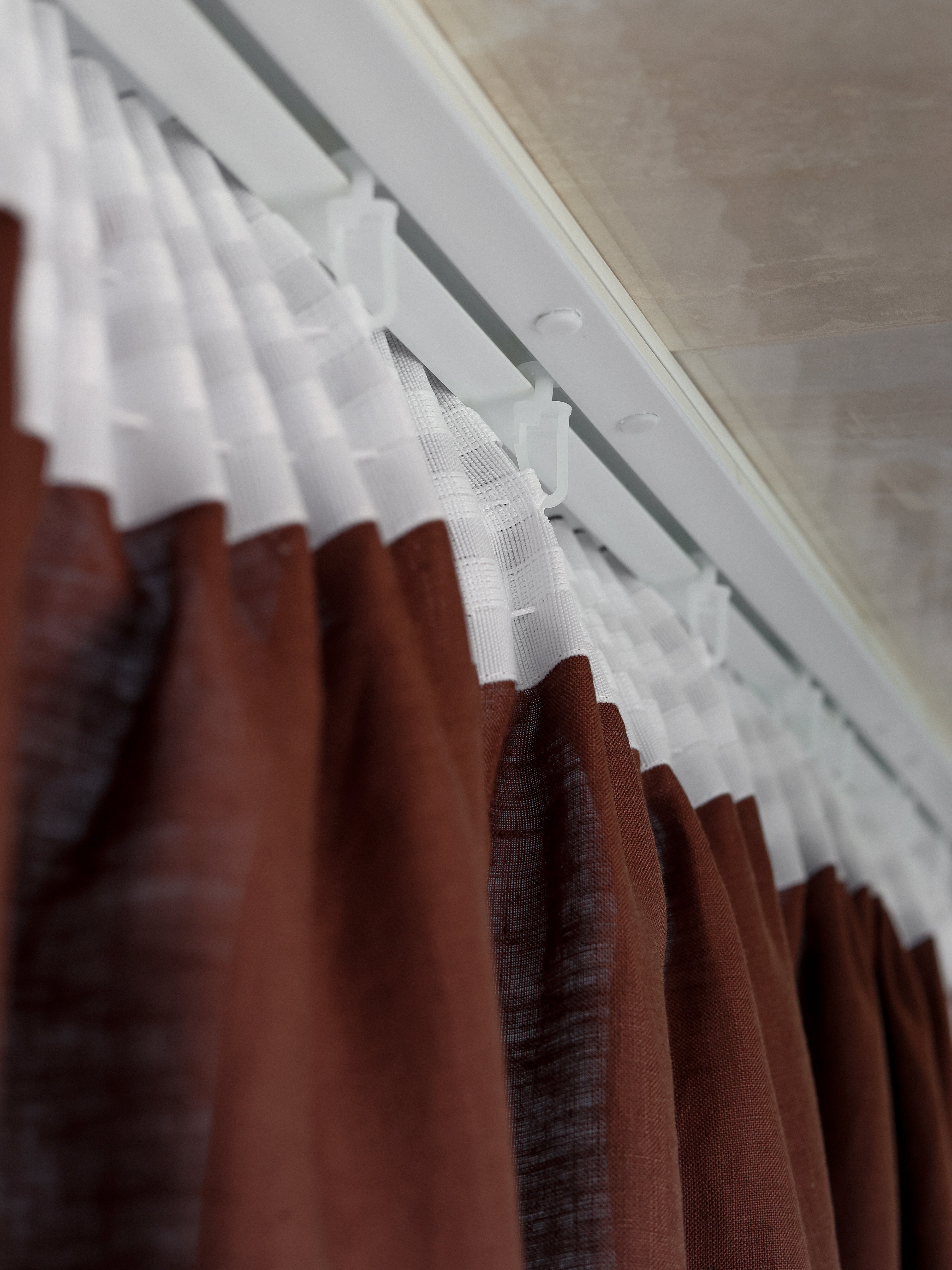 Cortina de lino lavado Leglo Wine