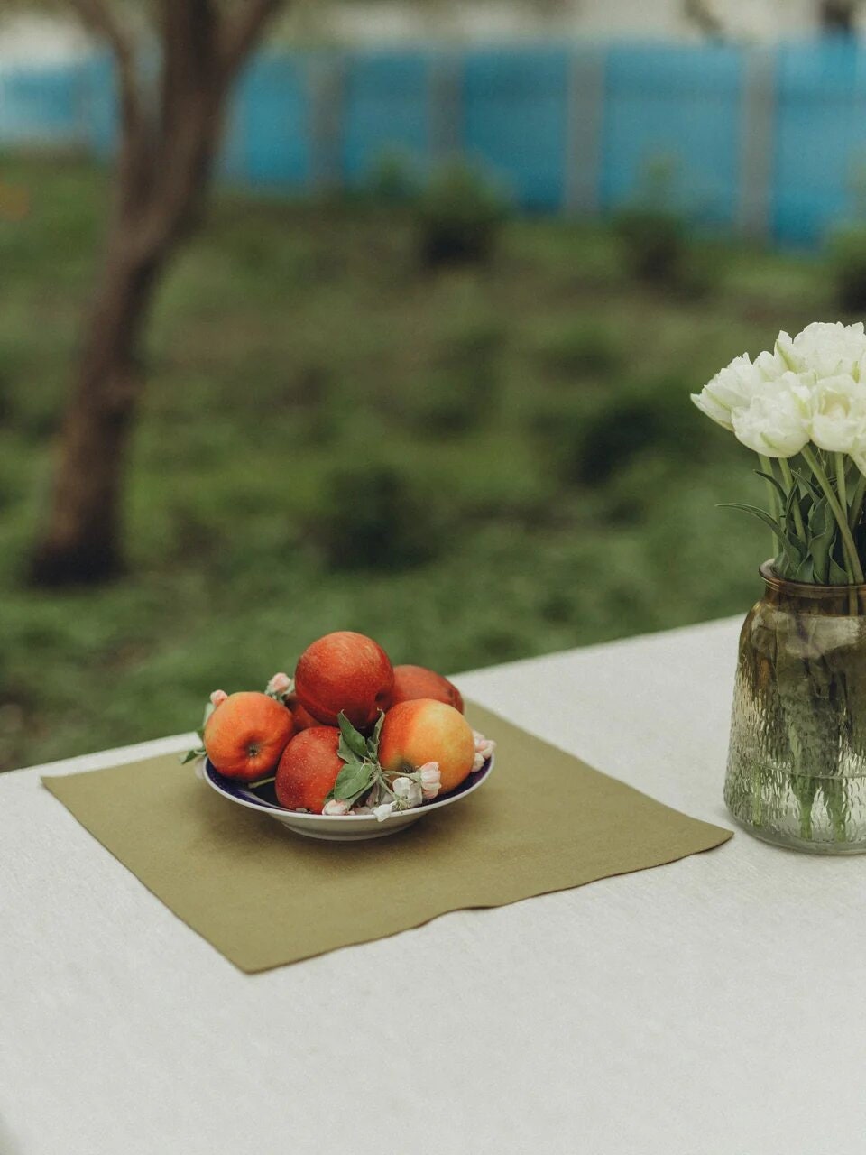 Linen Napkins Cloth, Fabric Napkins, Green Wedding Napkins, Custom Size Napkins, Dinner Napkins For Whole Family, Holiday Serving Napkins