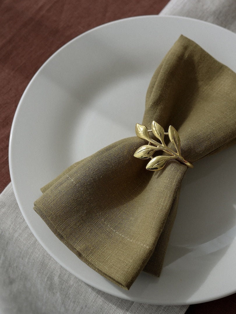Linen Napkins Cloth, Fabric Napkins, Green Wedding Napkins, Custom Size Napkins, Dinner Napkins For Whole Family, Holiday Serving Napkins