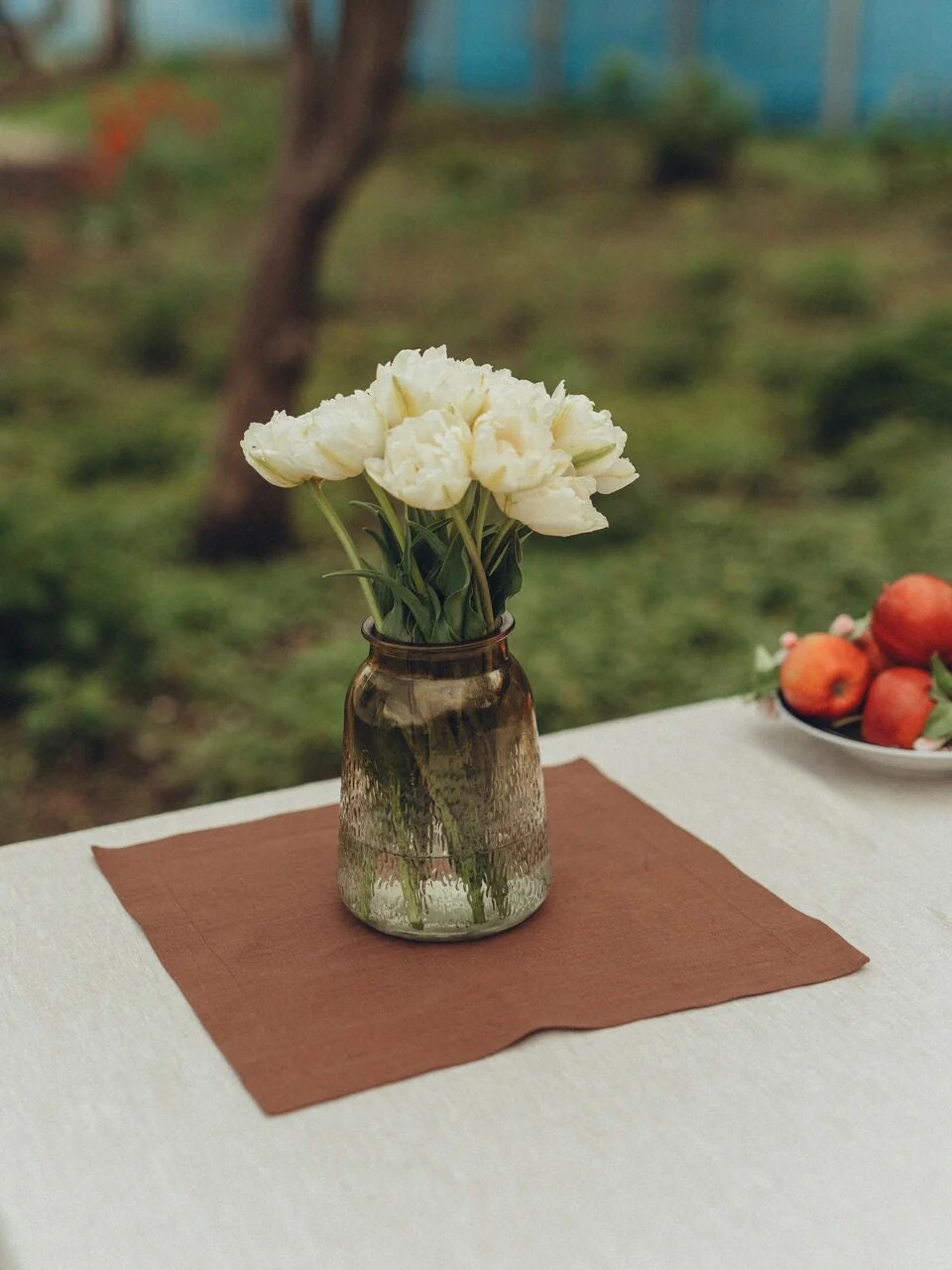 Linen Napkins Cloth, Fabric Napkins, Green Wedding Napkins, Custom Size Napkins, Dinner Napkins For Whole Family, Holiday Serving Napkins