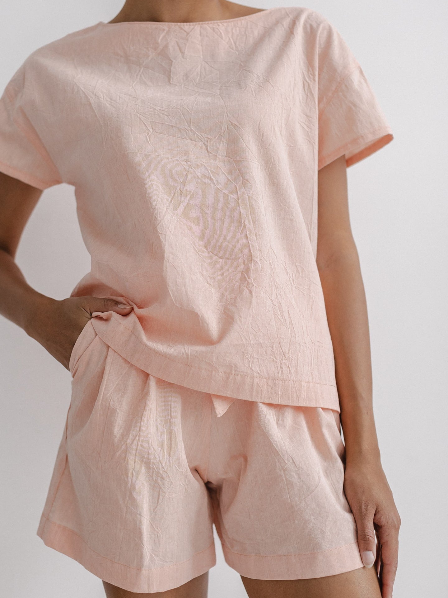 Pantalones cortos para mujer Leglo Apricot