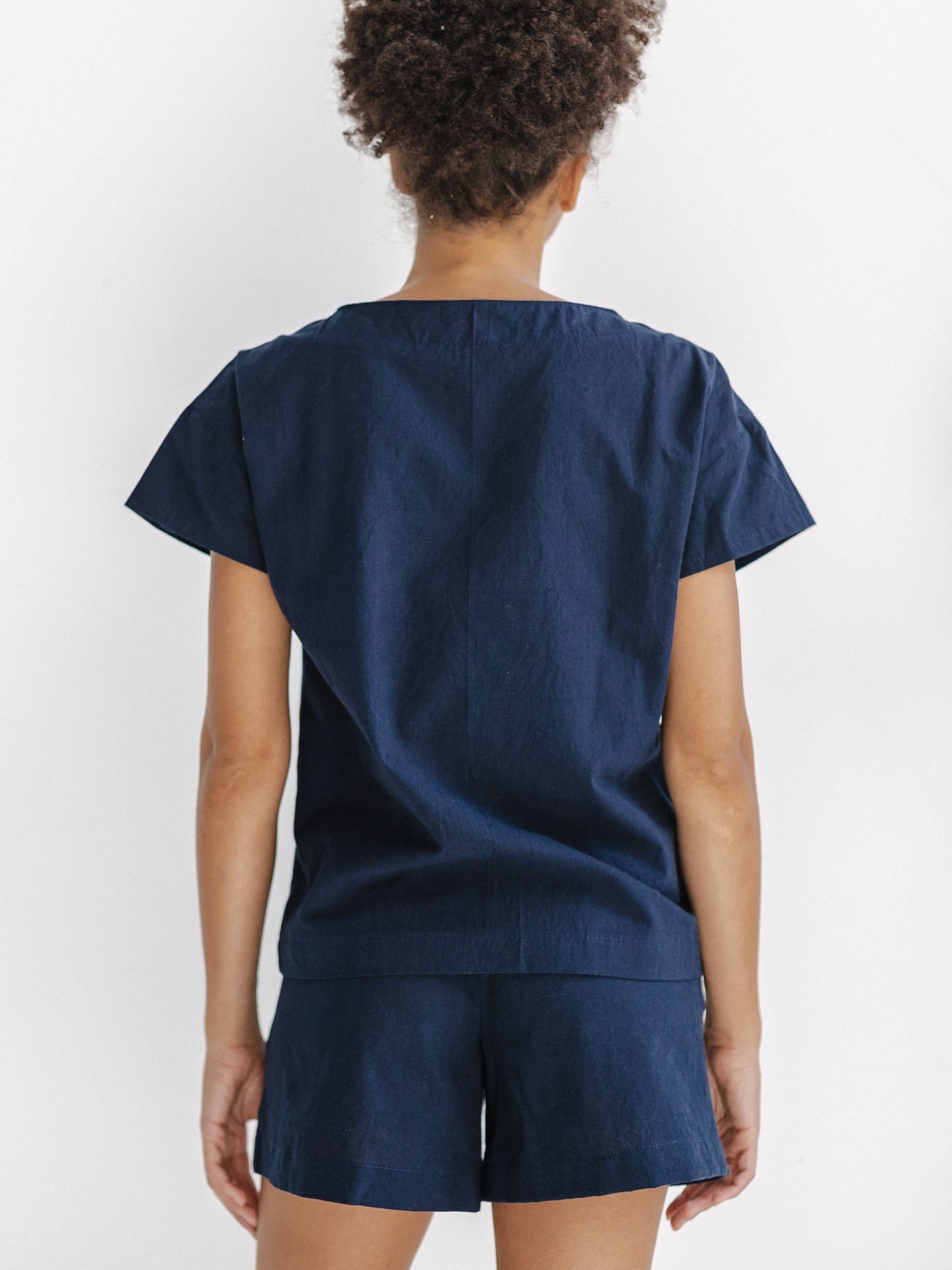 Pantalones cortos para mujer Leglo Navy