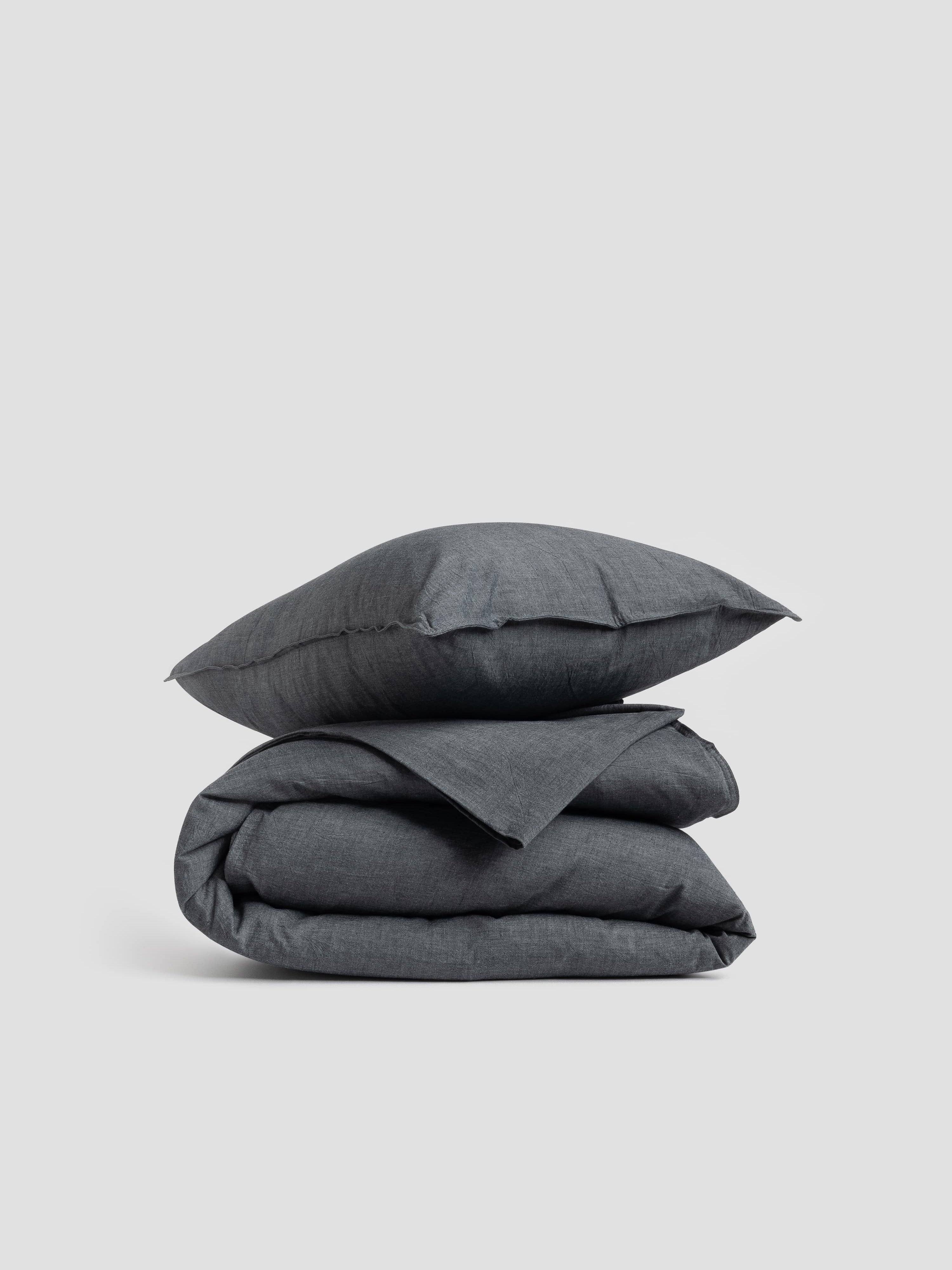 Juego de ropa de cama de algodón peinado Leglo Silver