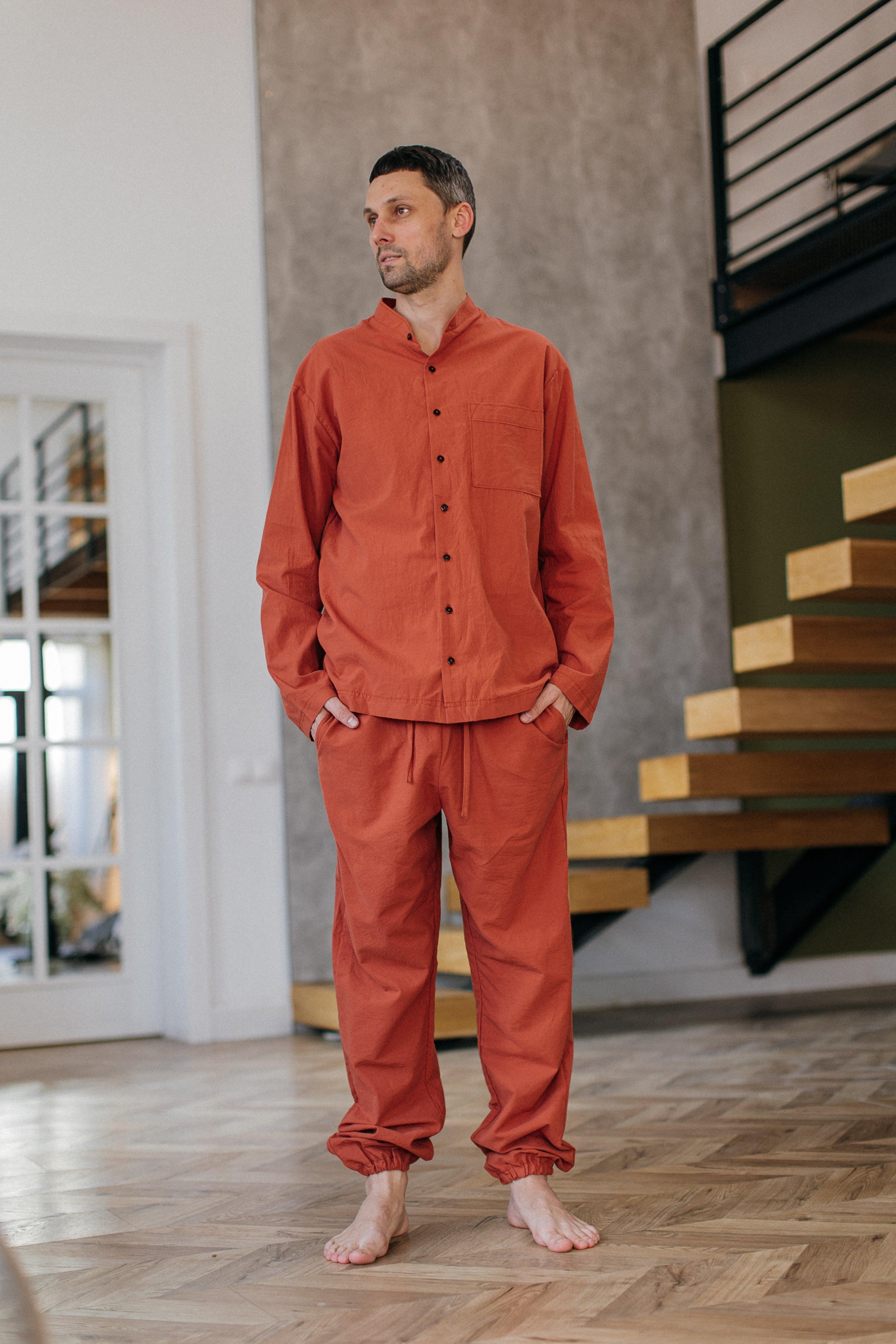 Men's Loungewear – Brick Red - leglo.store