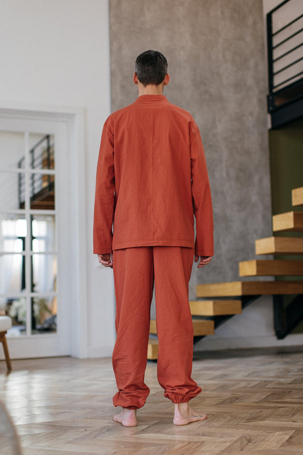 Men's Loungewear – Brick Red - leglo.store