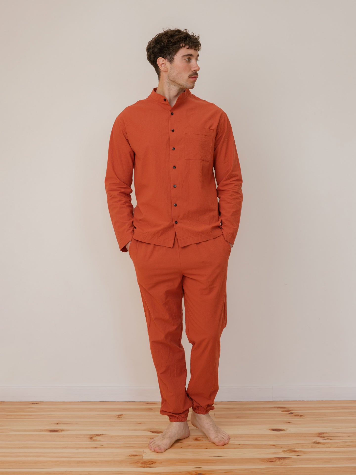 Men's pajama made of boiled cotton Terra
