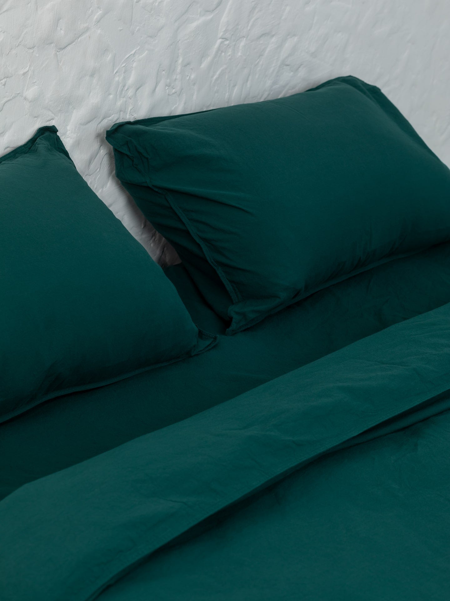 Bedding set made of boiled cotton Leglo Smaragd