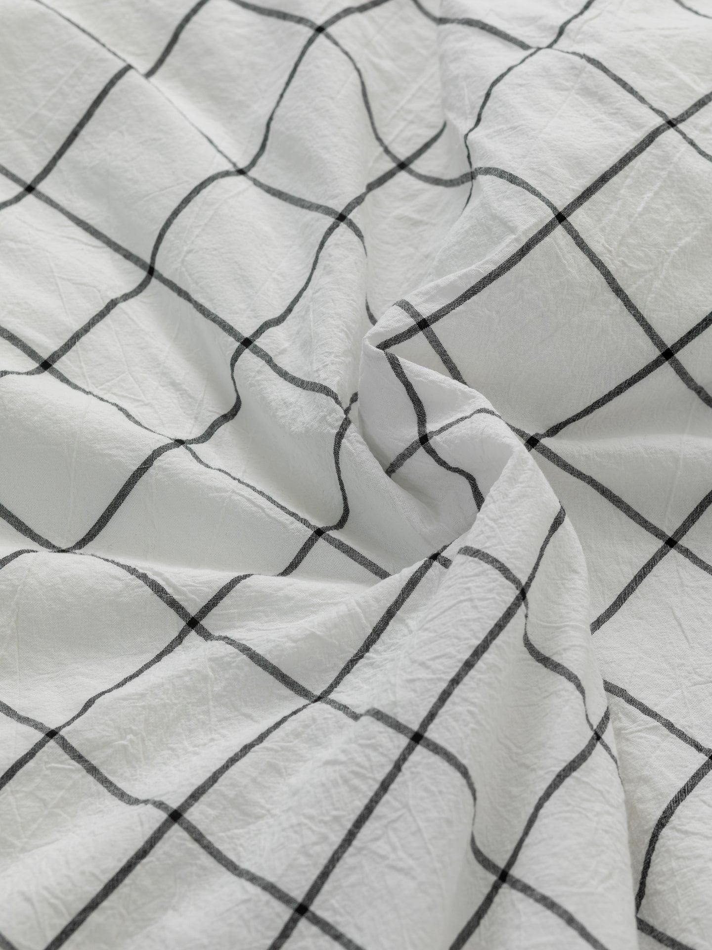 Bedding set made of boiled cotton Leglo Grid