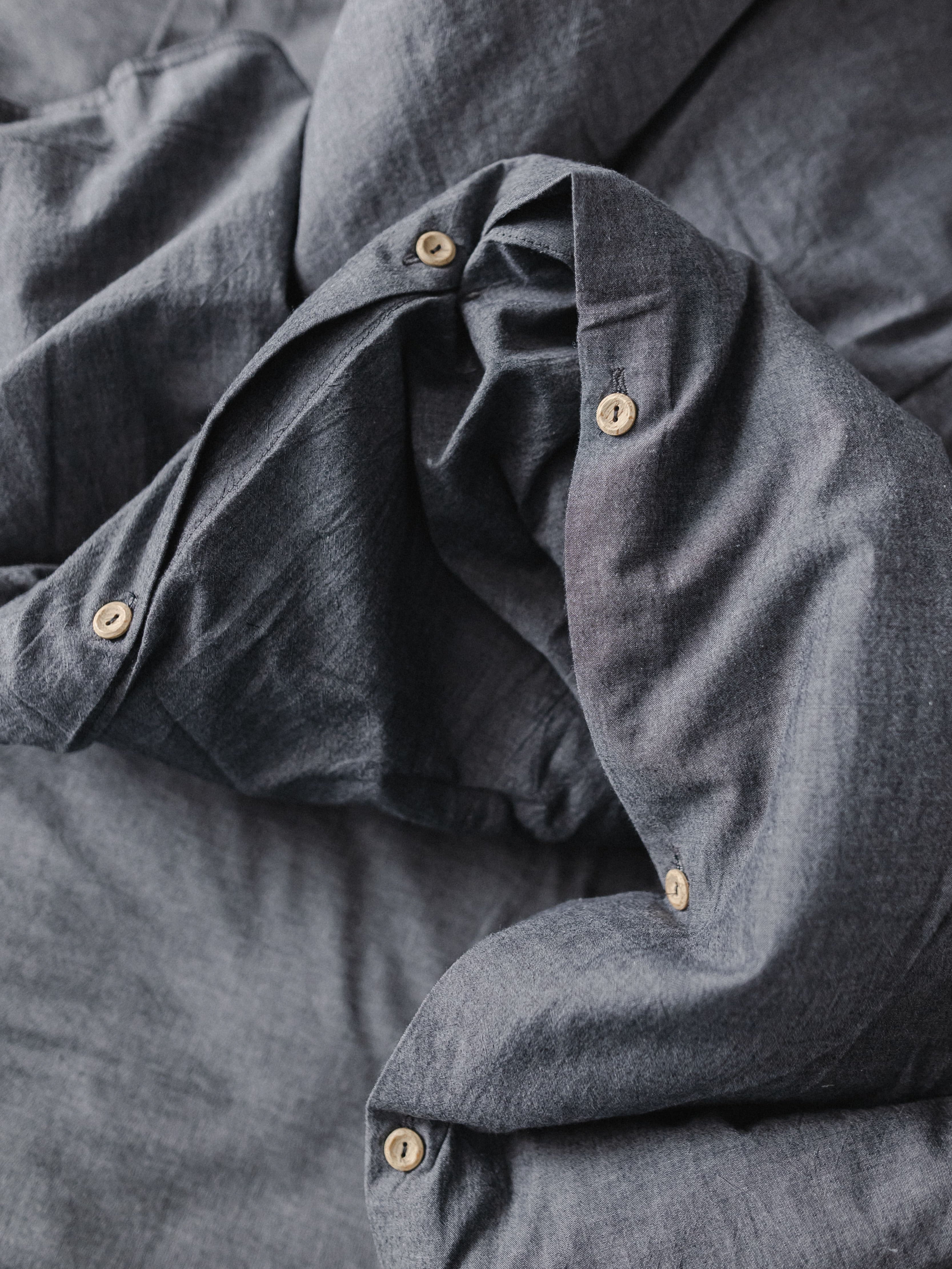 Duvet cover made of boiled cotton Leglo Silver