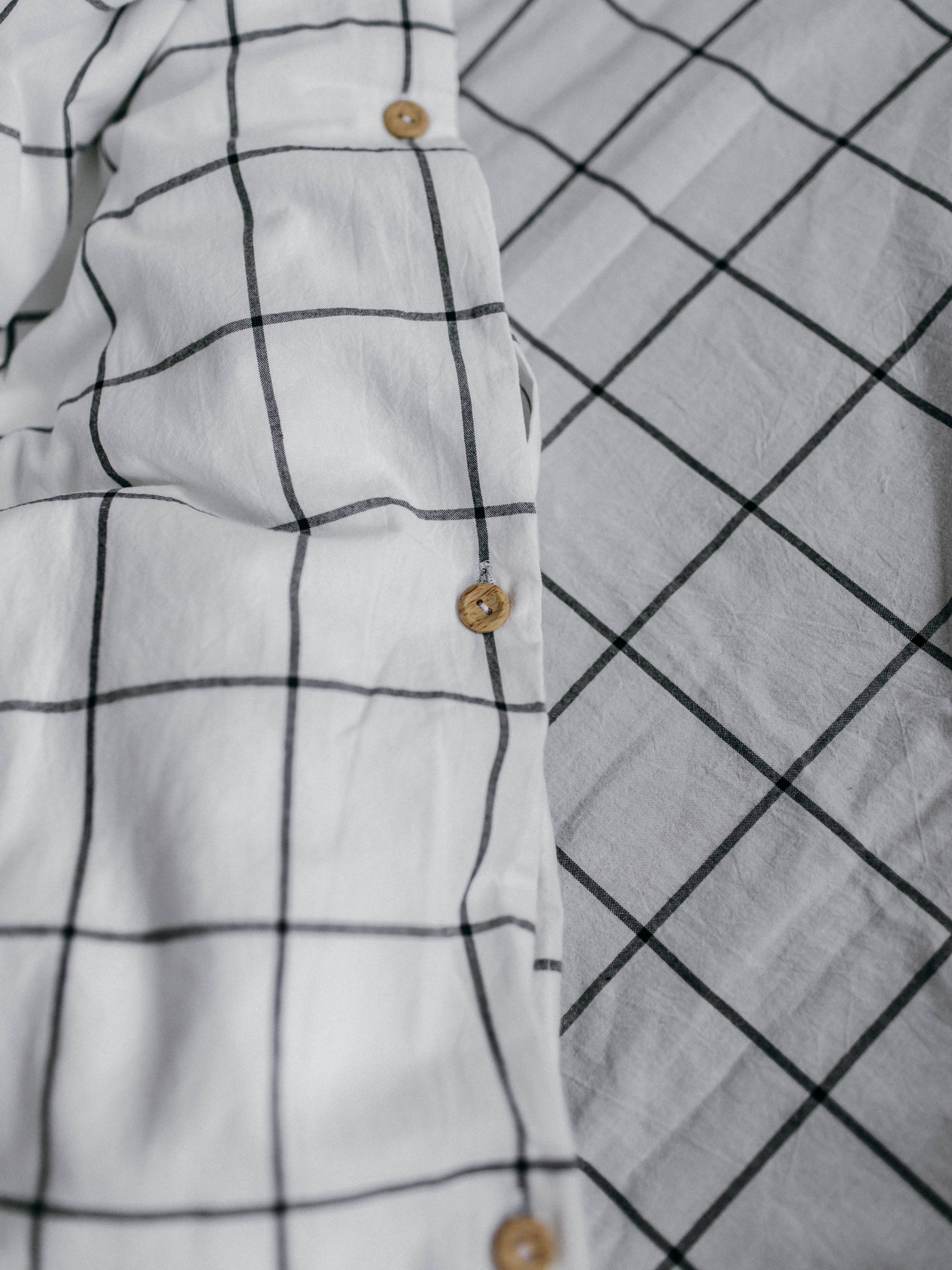 Duvet cover made of boiled cotton Leglo Grid