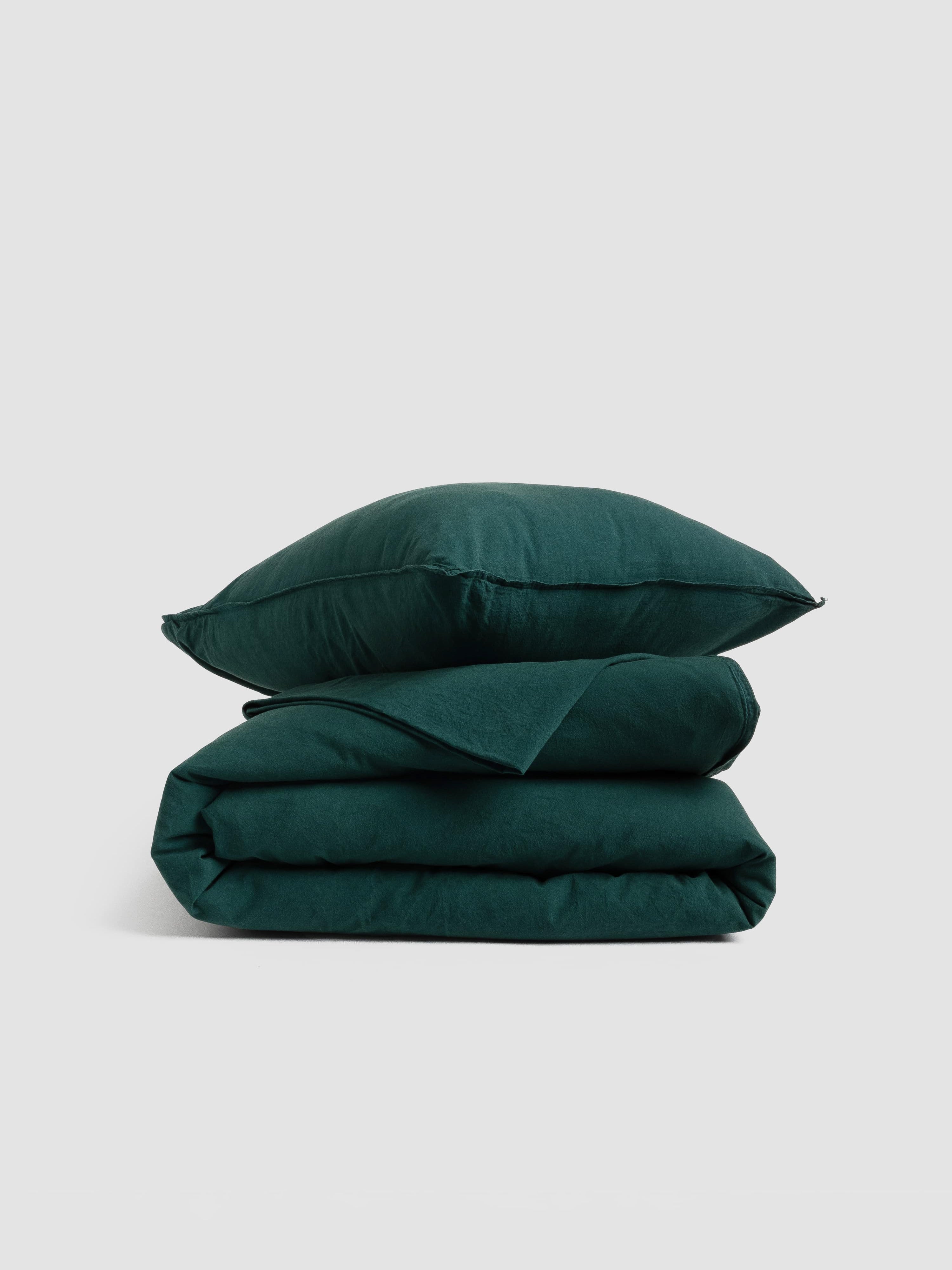 Bedding set made of boiled cotton Leglo Smaragd