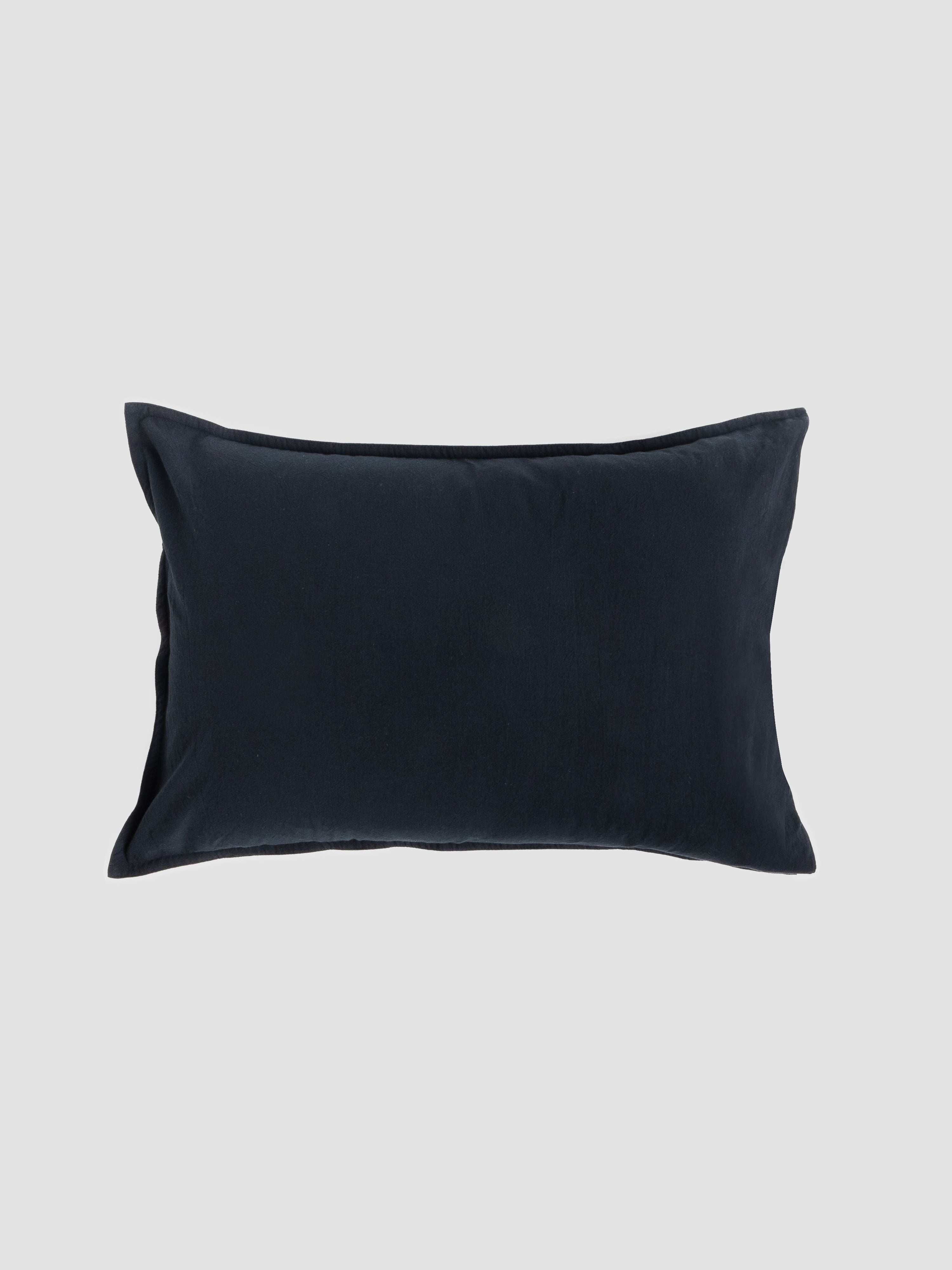 Funda de almohada de algodón cocido Leglo Black