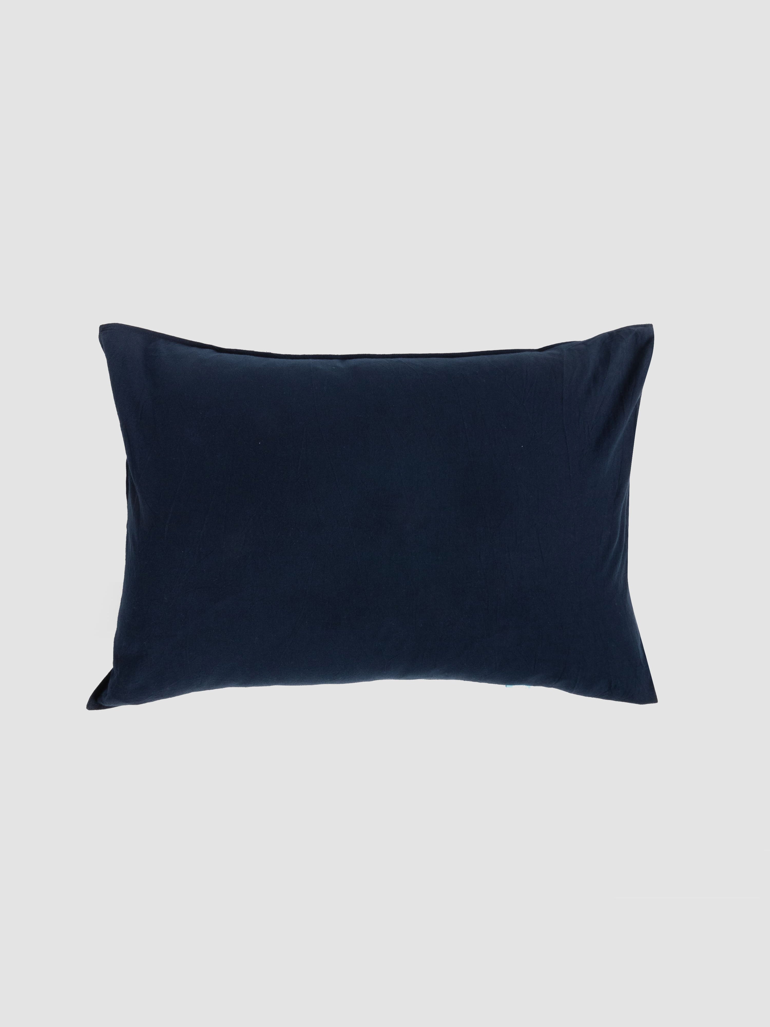 Funda de almohada de algodón cocido Leglo Navy