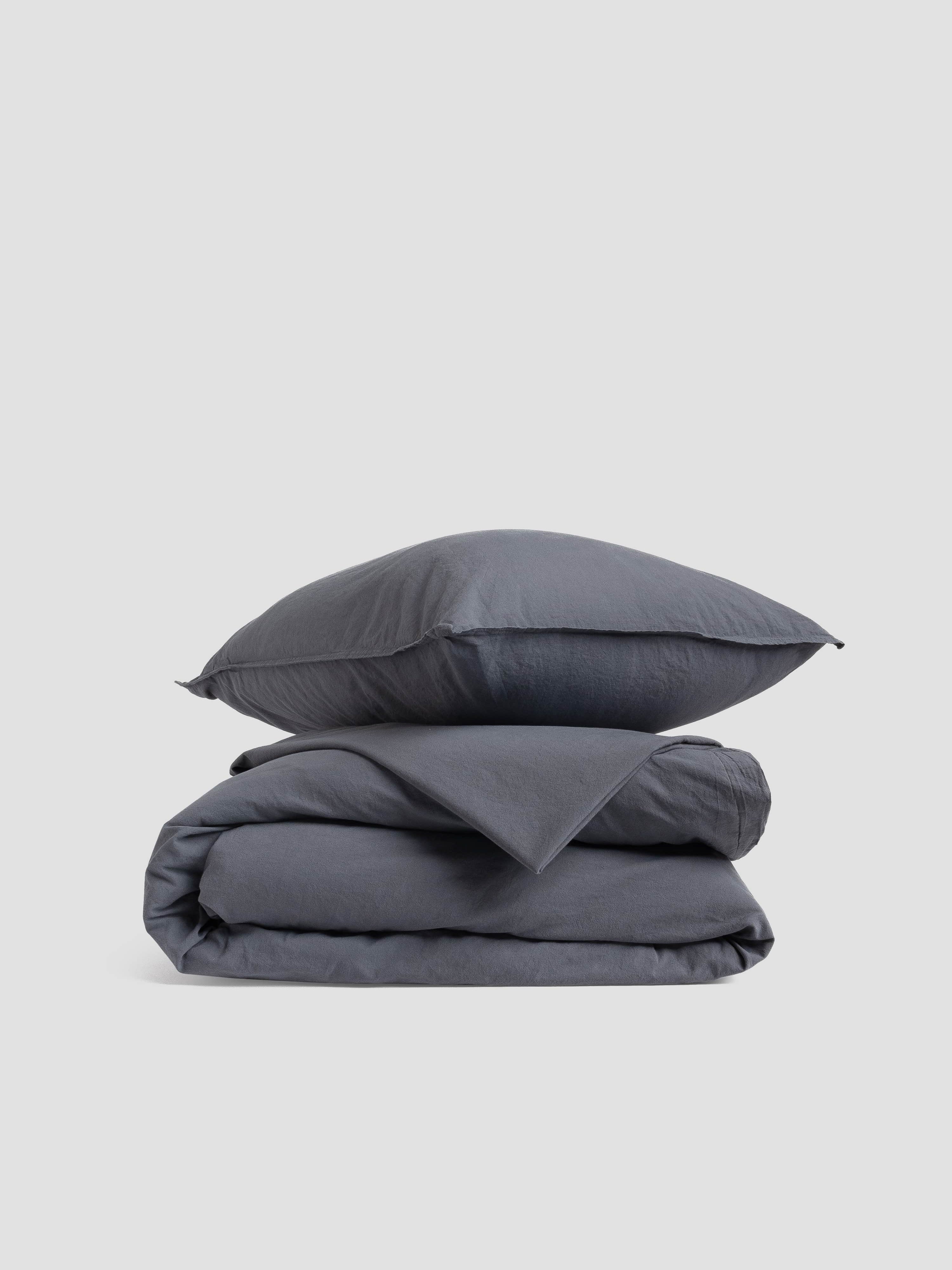 Bedding set made of boiled cotton Leglo Slate