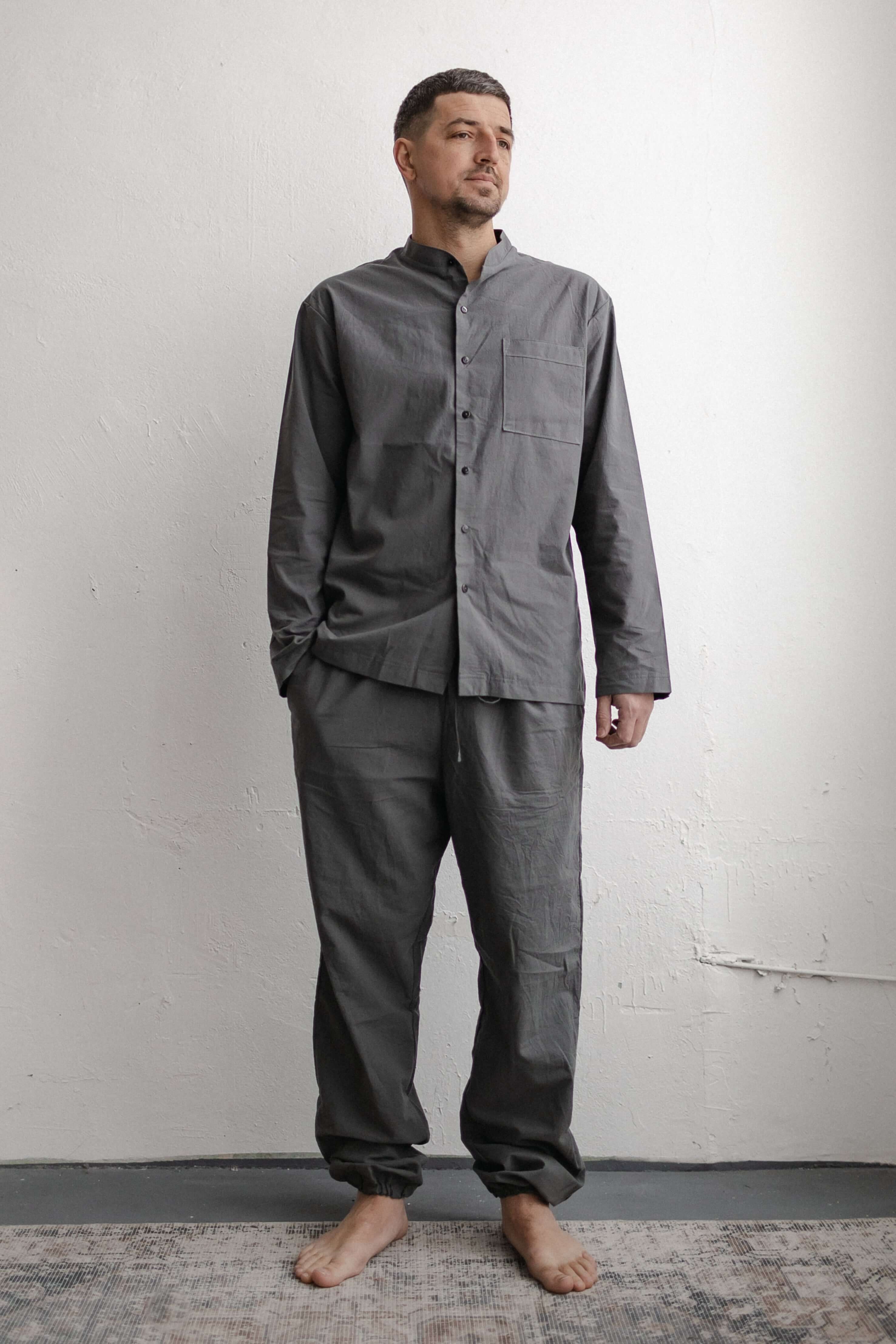 Conjunto de pijama para hombre – pizarra