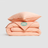 Washed Cotton Bedding Set Pastel Pink