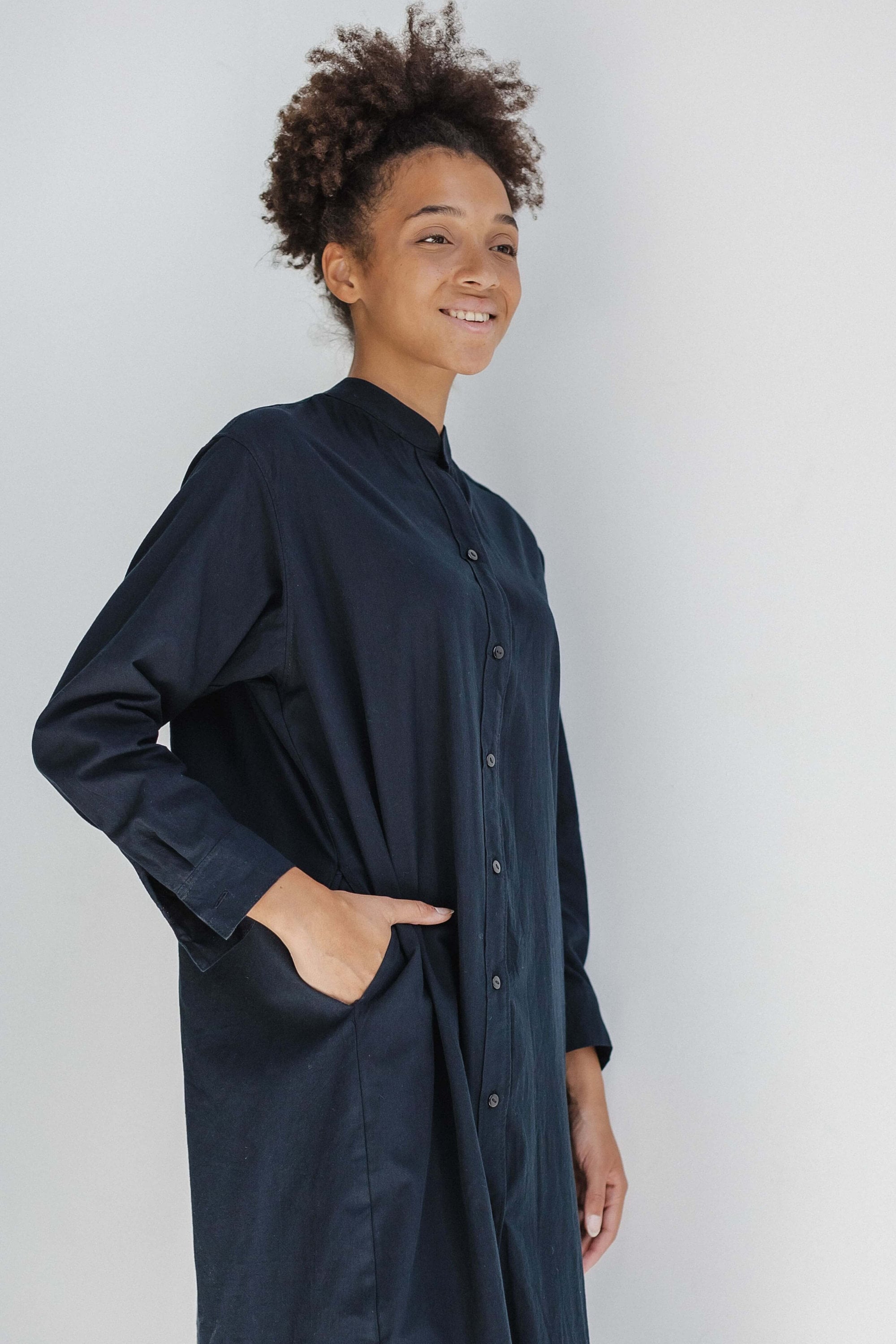 Cotton nightgown, Organic cotton dress, Cotton shirt dress, Retro nightgown, Long shirt dress, Organic cotton tunic, Cotton nighty