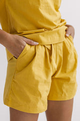 Women's Pajama with Shorts Ochre