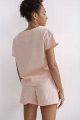 Women's Pajama with Shorts Pastel Pink