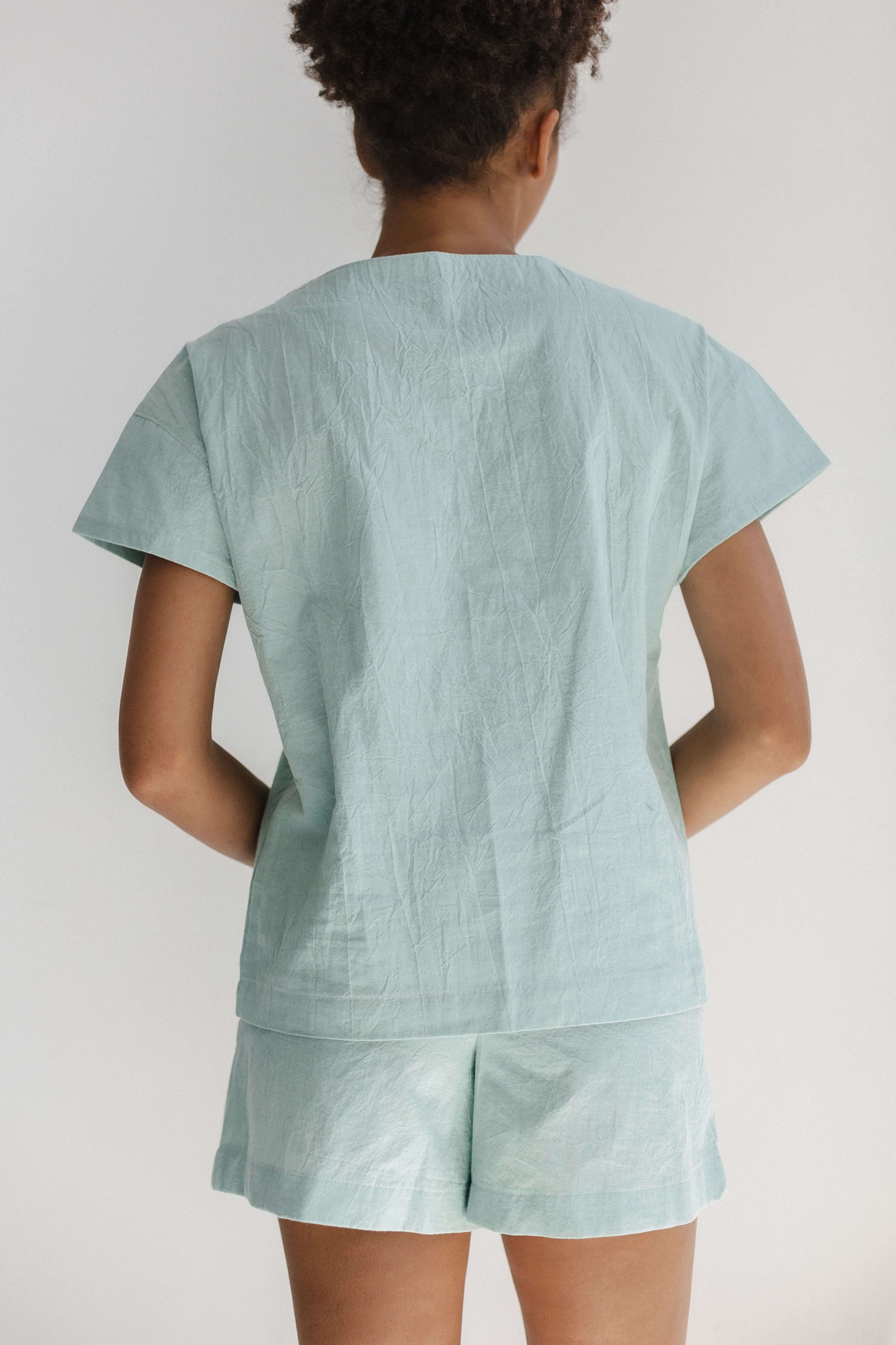 Pijama de mujer con pantalones cortos Ocean